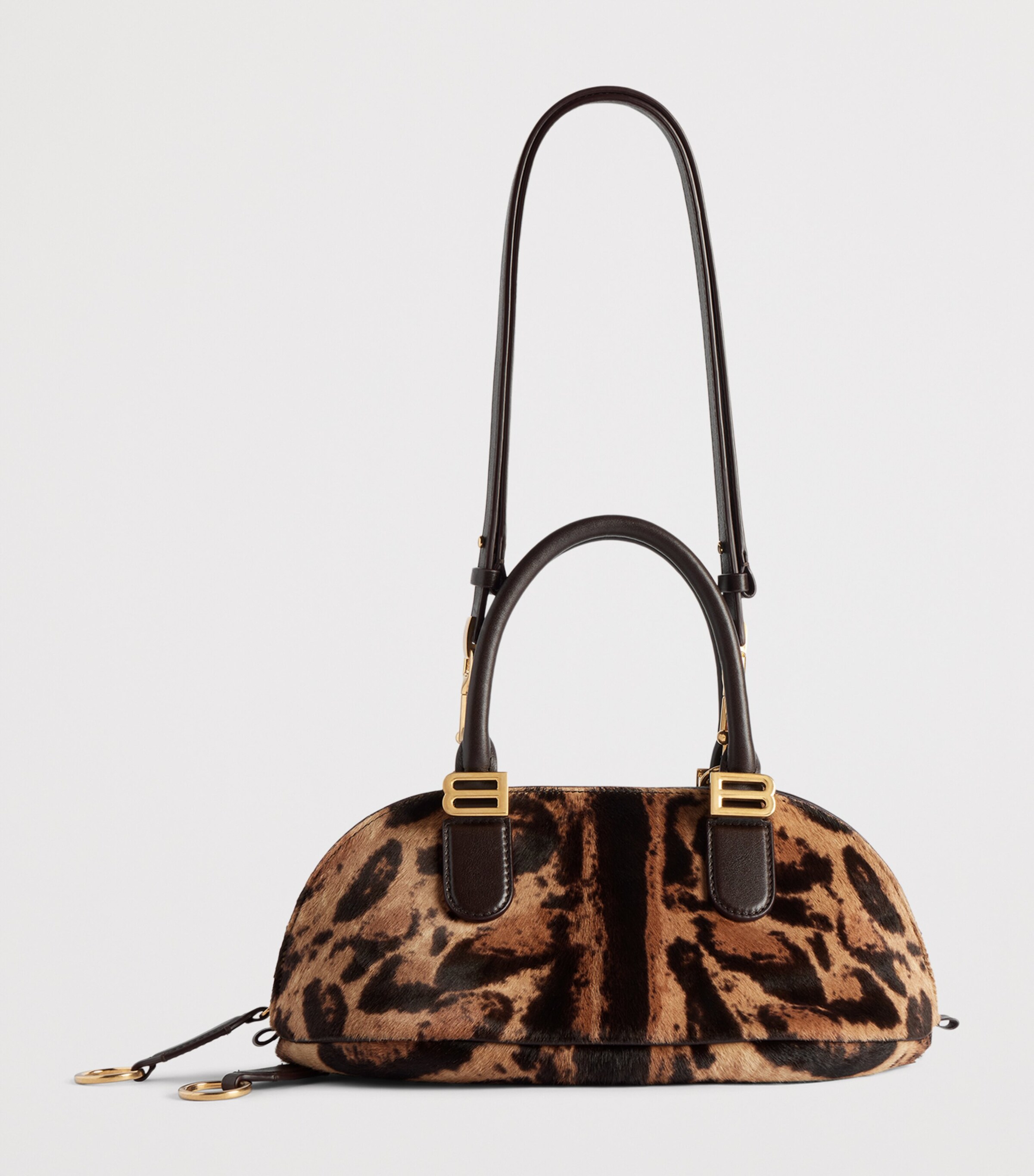 Balenciaga Mini Leather Bolero Bowling Bag Image 3