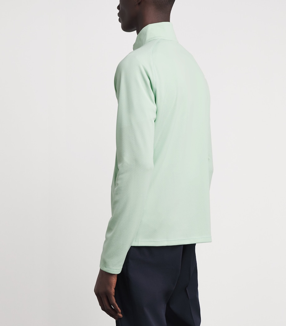 KJUS Mens Capture Midlayer Half-Zip Top Agav/al Blu Image 5