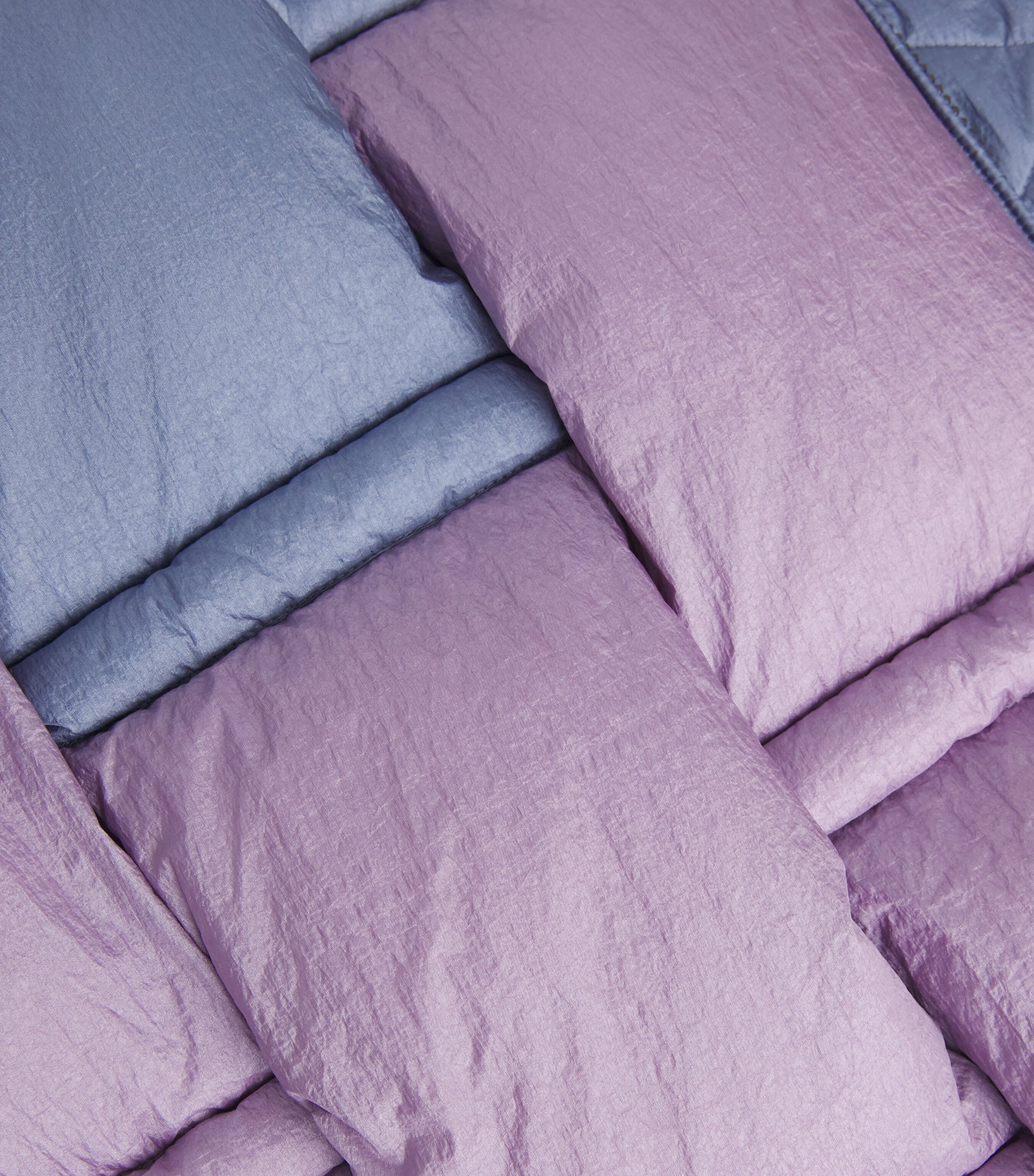 3D Down-Filled Puffer Jacket MTLLIC BLU\PWDR PNK Image 5