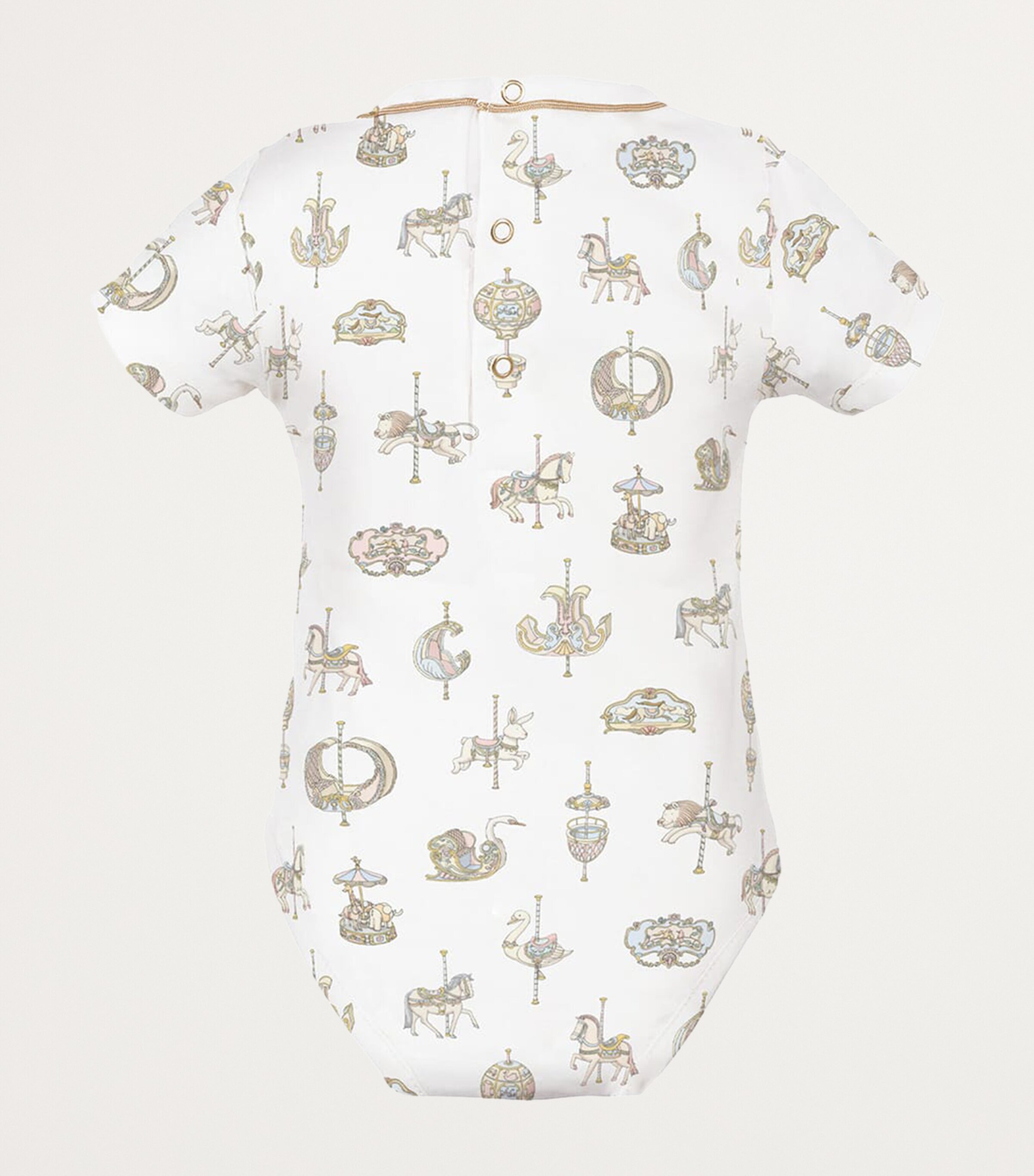 Carousel Print Bodysuit (3-6 Months) CAROUSEL Image 2