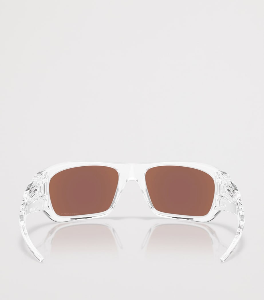 Oakley Masseter Rectangle Sunglasses Clear Image 4
