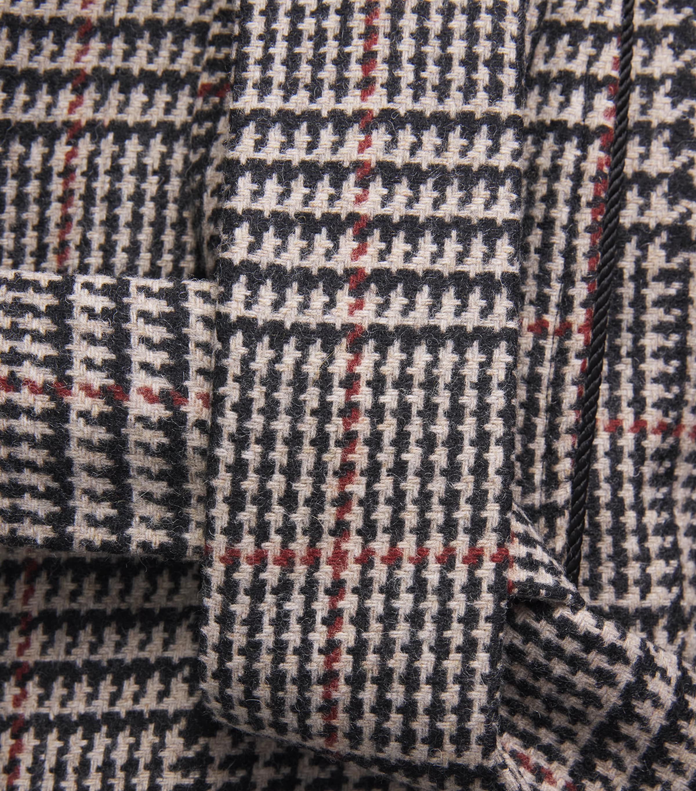 Wool Check Dressing Gown MULTI Image 5