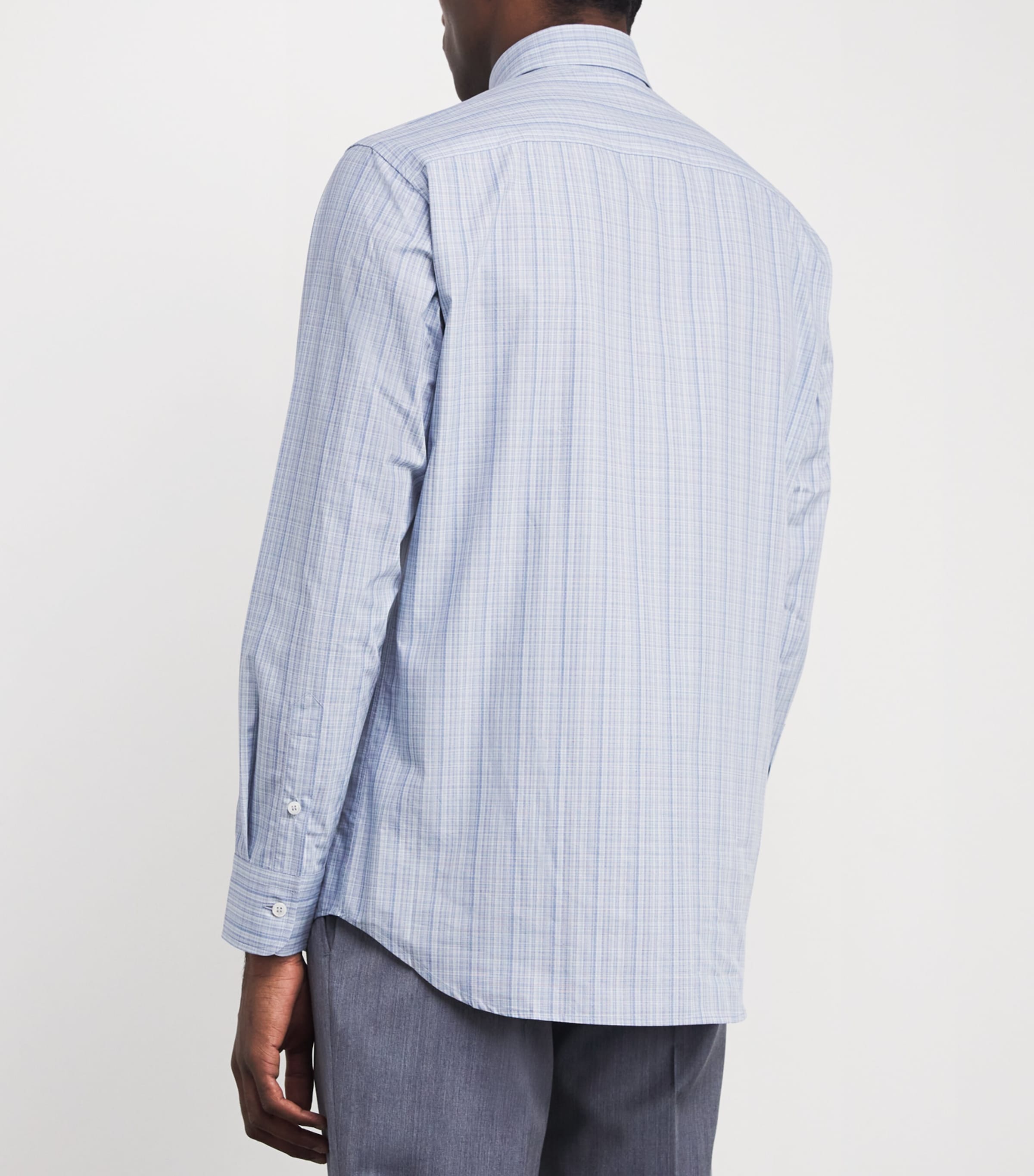 Cotton Check Shirt 4841 Image 4