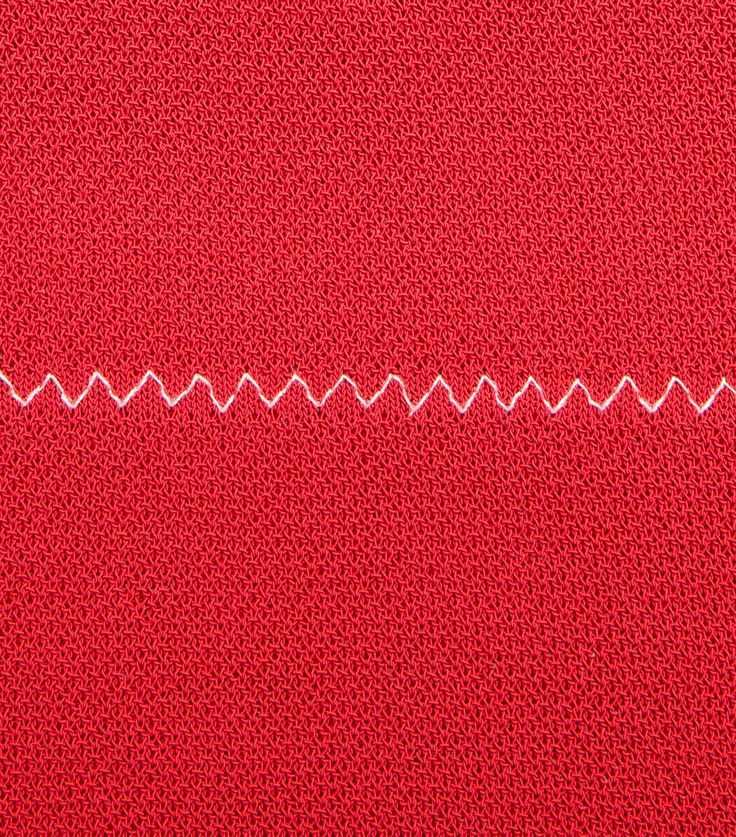 Tory Burch Womens Stitch Top Brght Red/wht Image 6