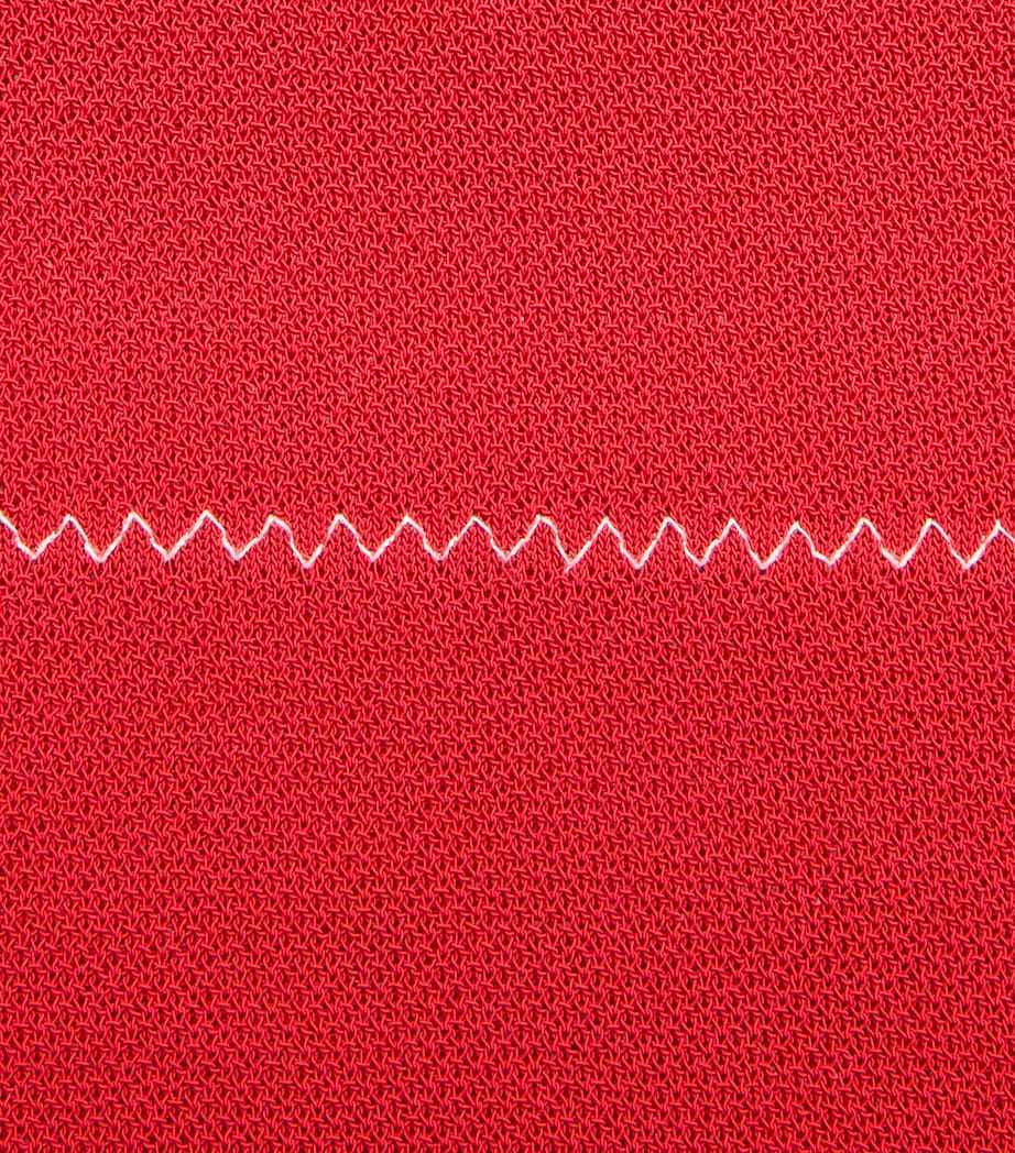 Tory Burch Womens Stitch Top Brght Red/wht Image 6