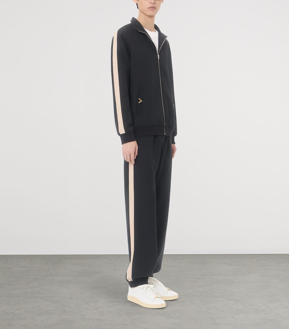Valentino Garavani Mens Jersey VGold Track Jacket Image 5
