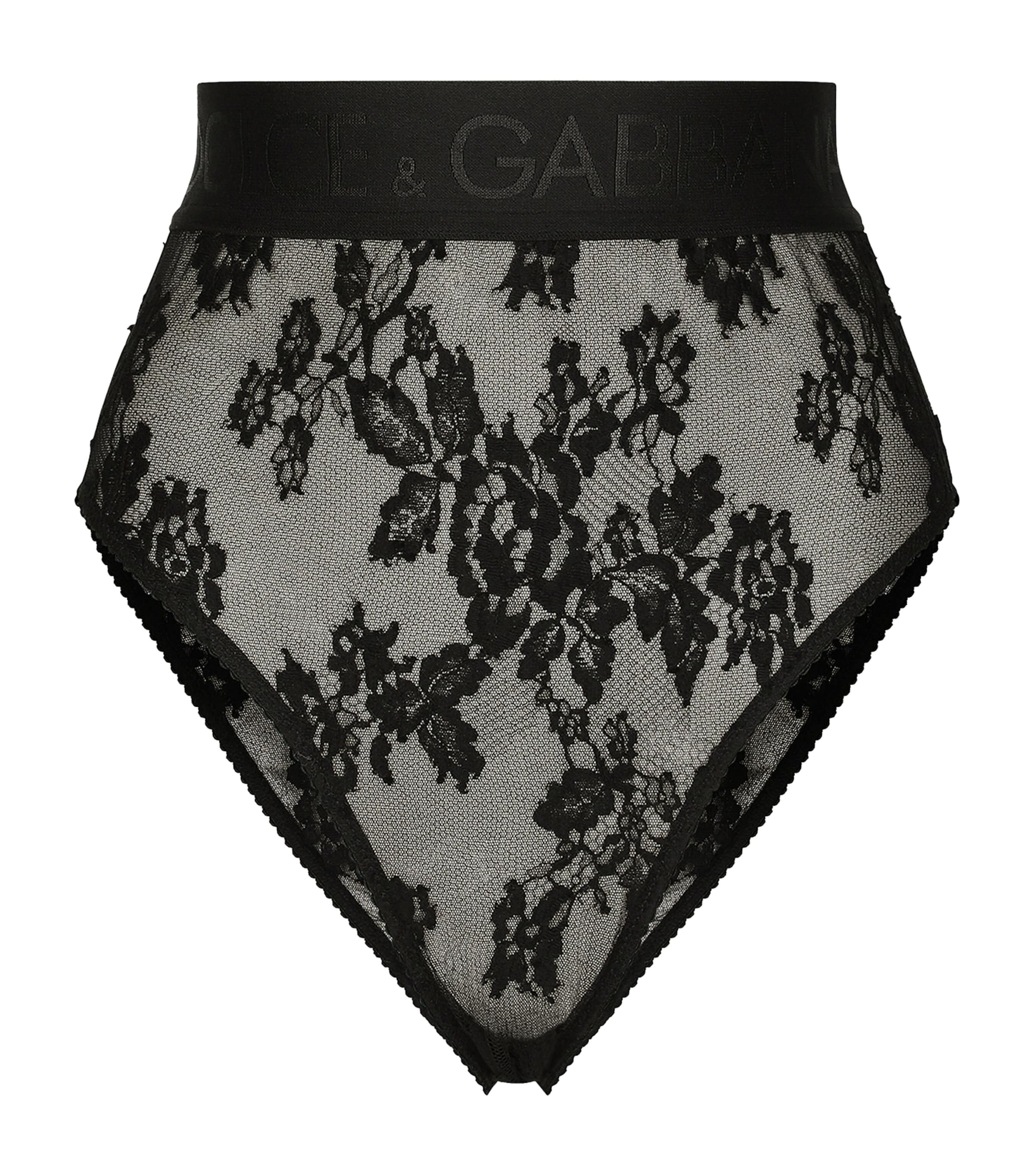 Dolce & Gabbana Lace Briefs In Black