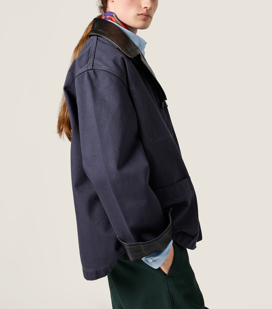 Miu Miu Womens Cotton Chore Jacket Image 4