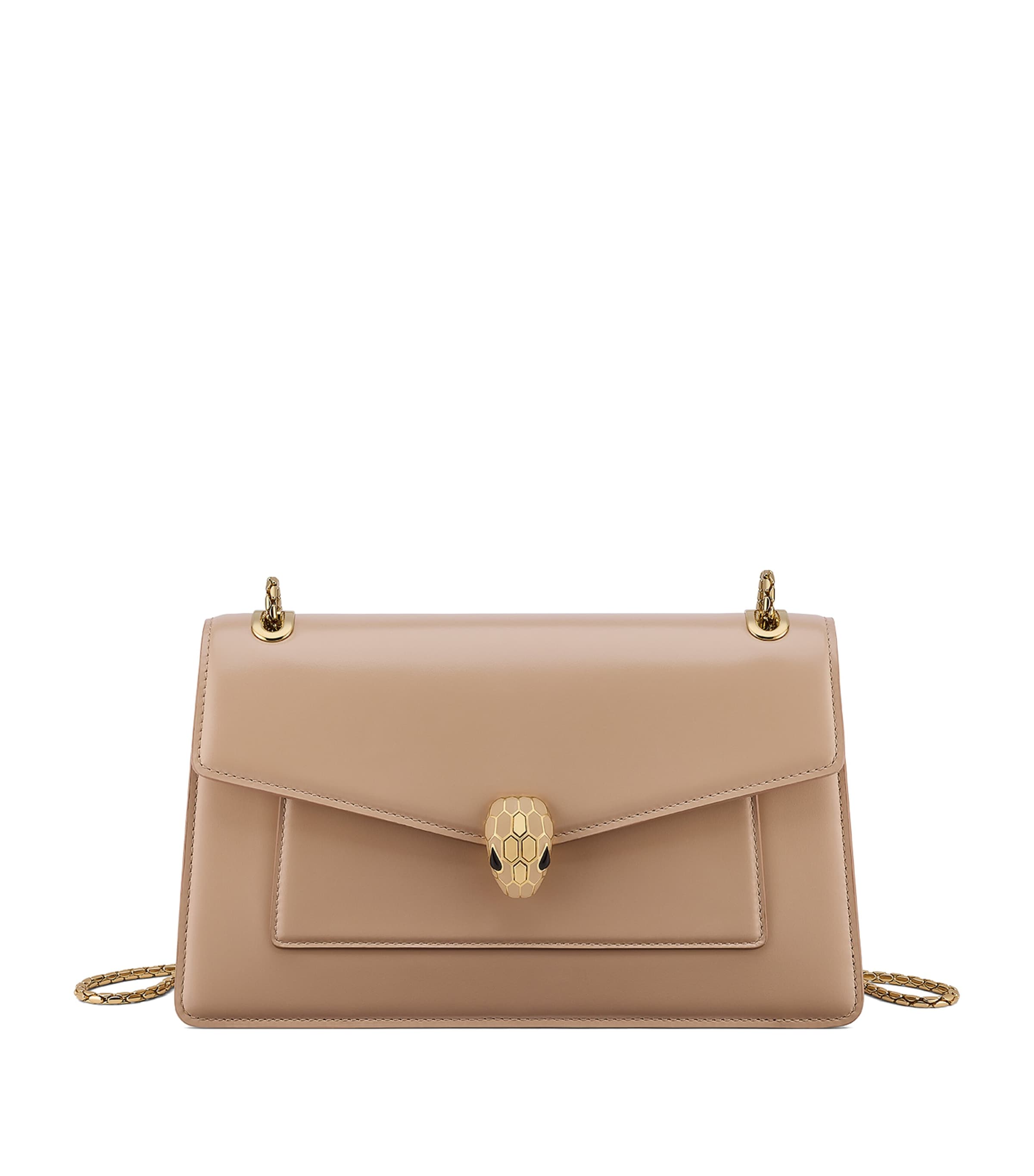 Leather Serpenti Forever Shoulder Bag BEIGE Image 1