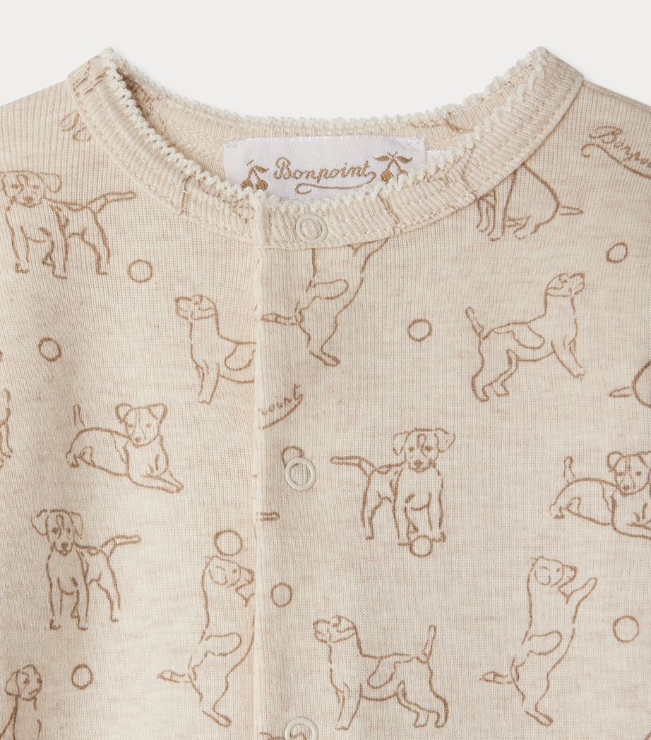Cotton Printed All-In-One (1-18 Months) IM BEIGE Image 3