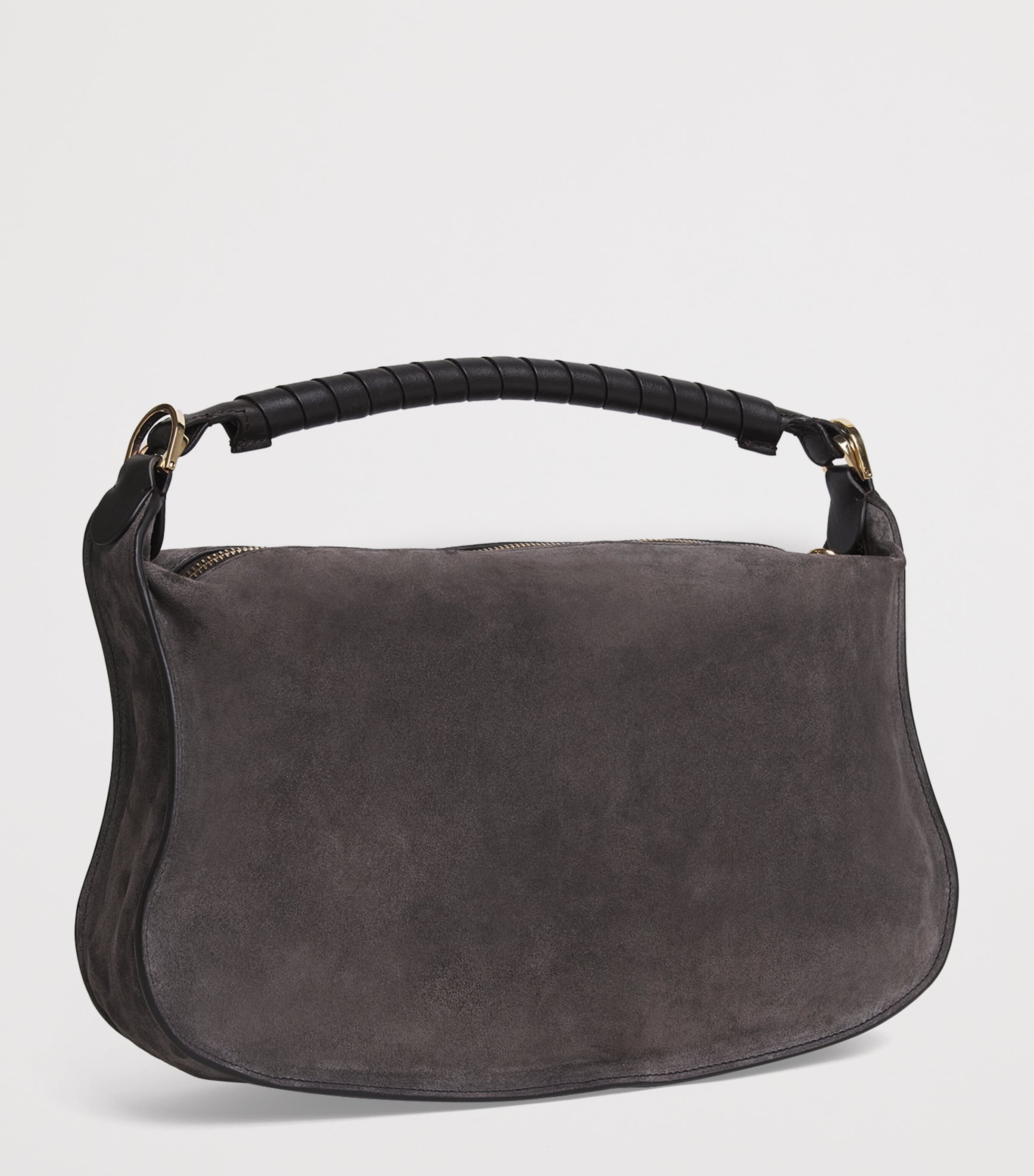 Small Suede Marcie Shoulder Bag KOHL BROWN Image 2