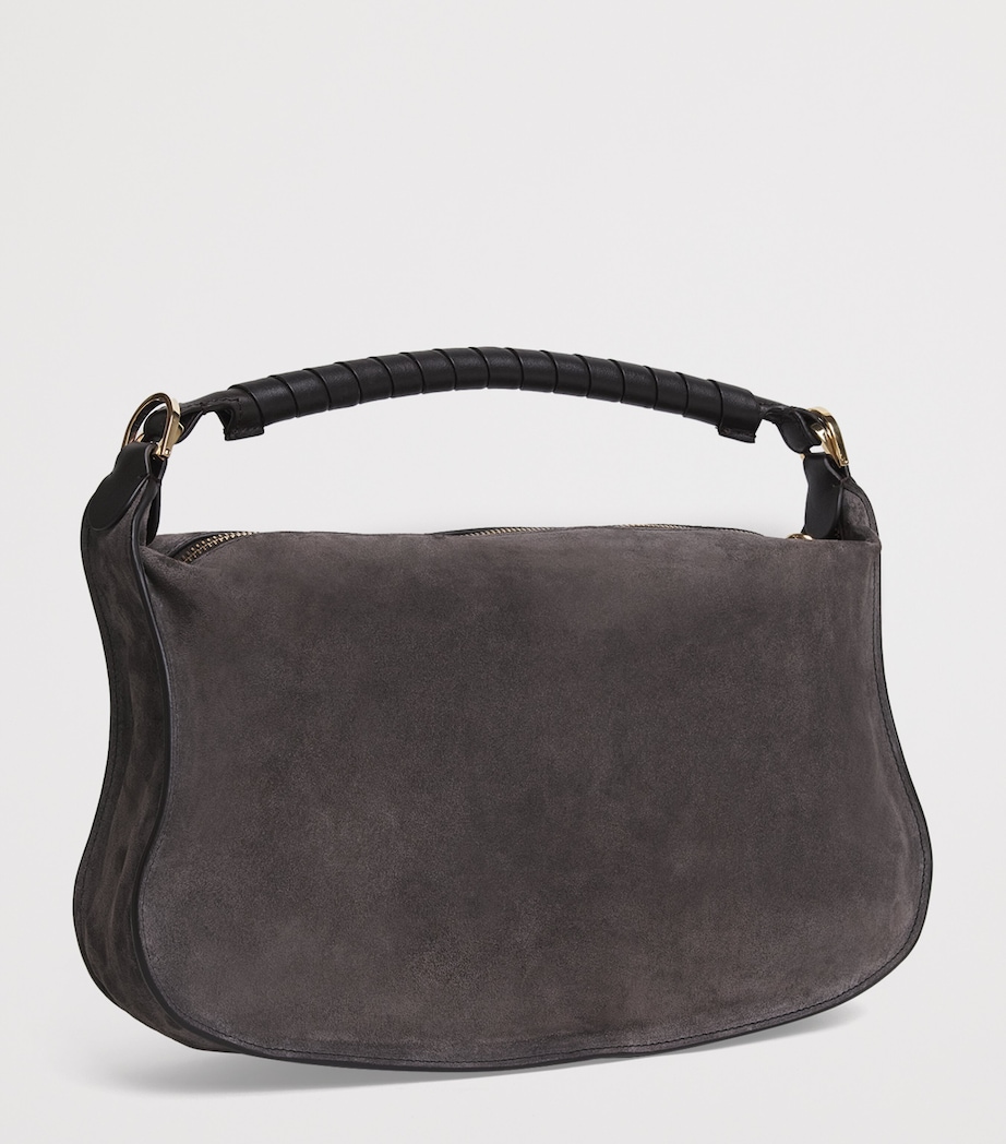 Small Suede Marcie Shoulder Bag KOHL BROWN Image 2