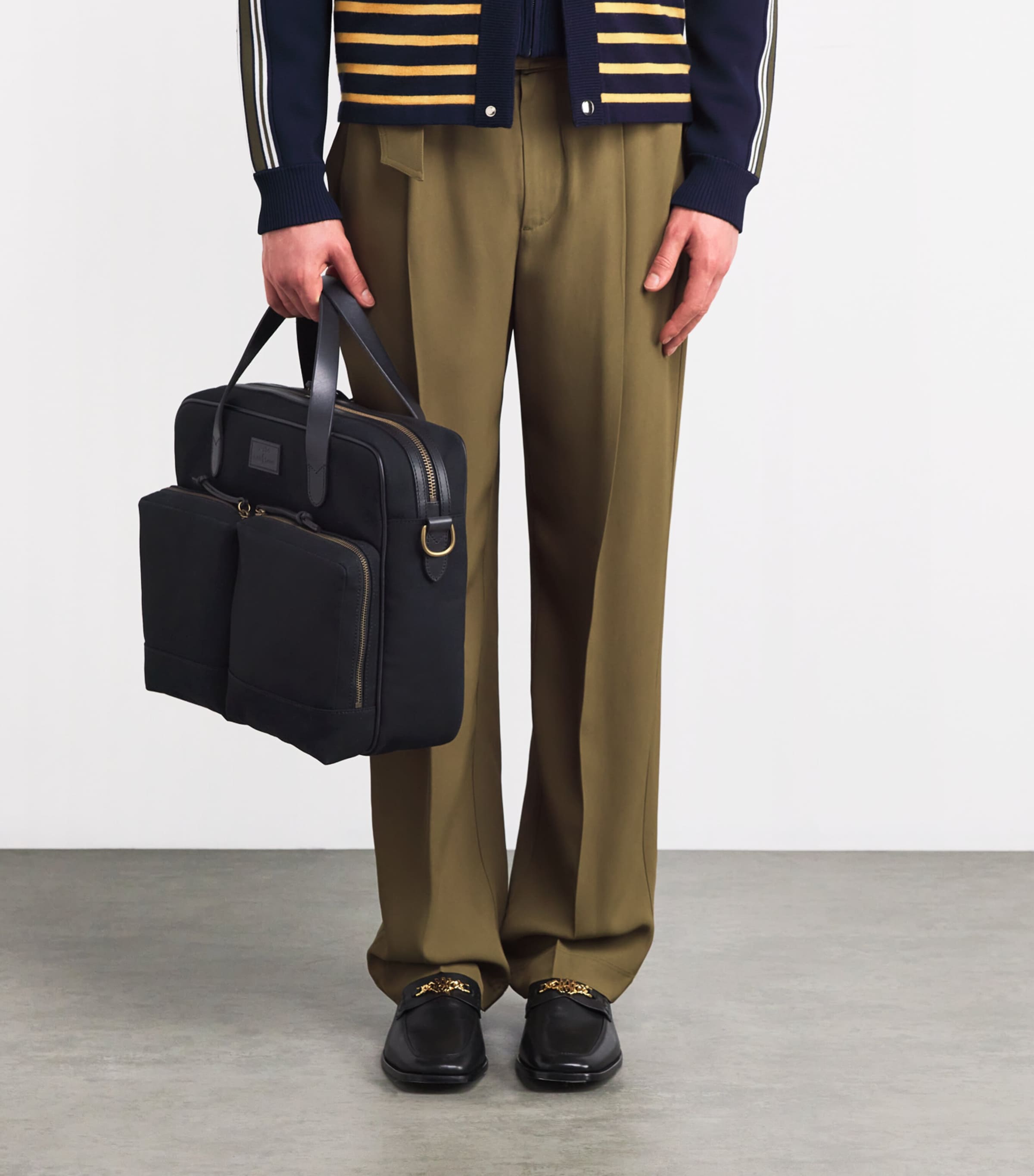 Polo Ralph Lauren Black Canvas Commuter Bag | Harrods US