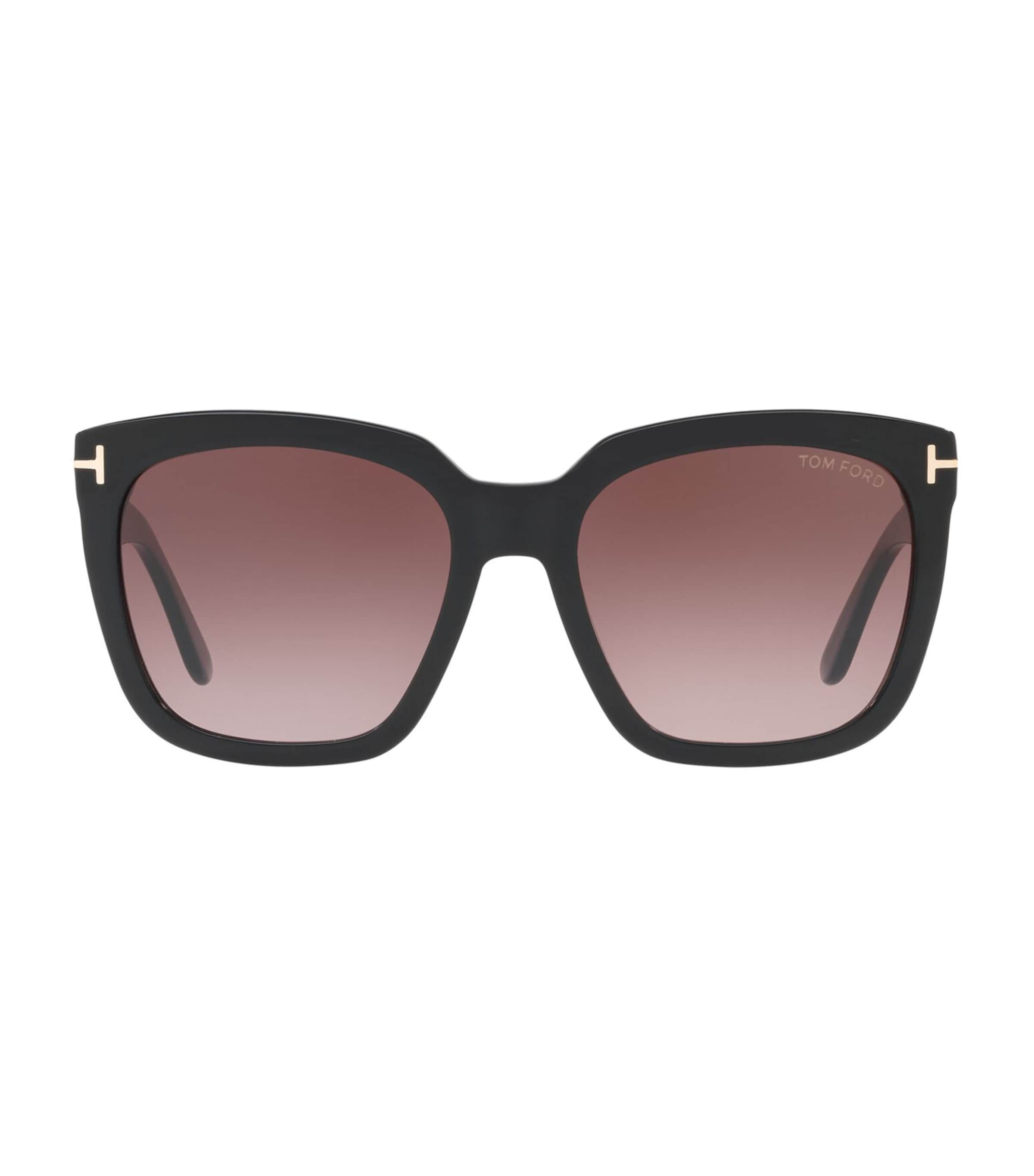TOM FORD Acetate Amarra Square Sunglasses Black Image 1