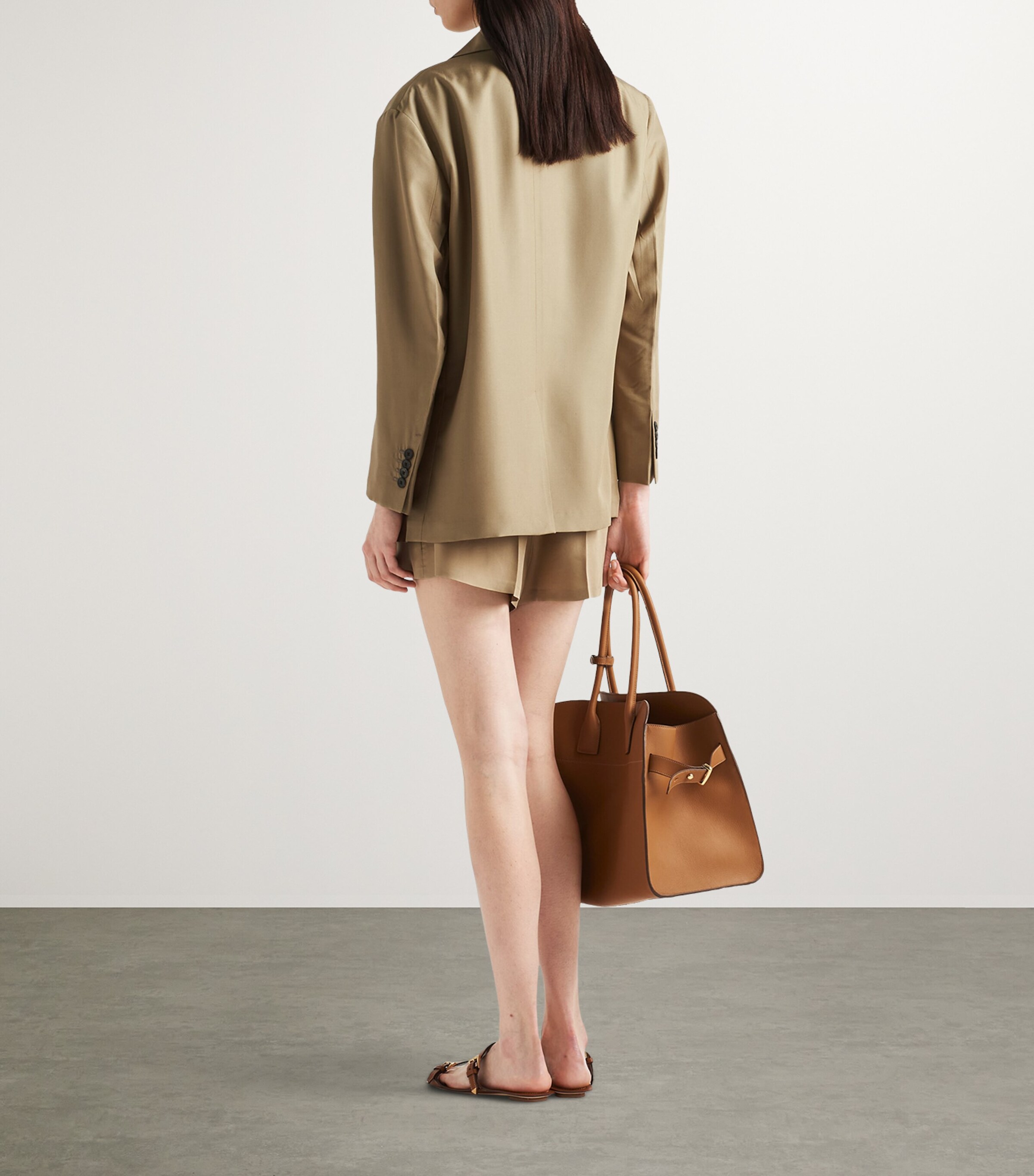 Silk Single-Breasted Jacket F0393 Image 4