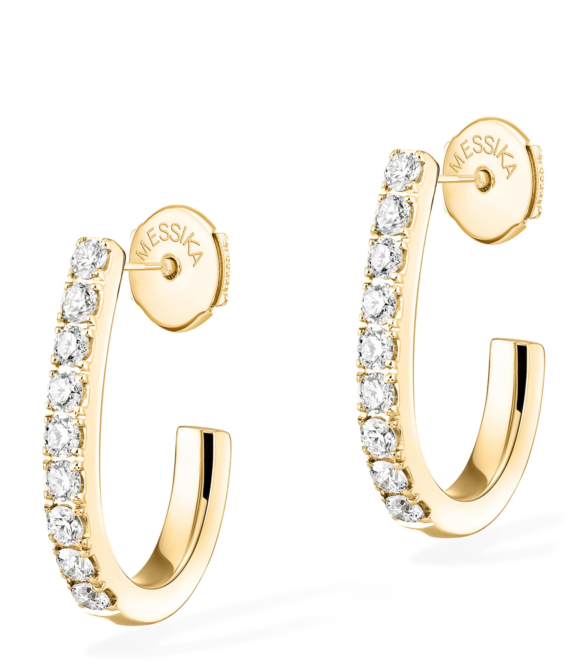 Messika Gatsby Yellow Gold and Diamond Earrings (0.25ct) Yellow Gold Image 1