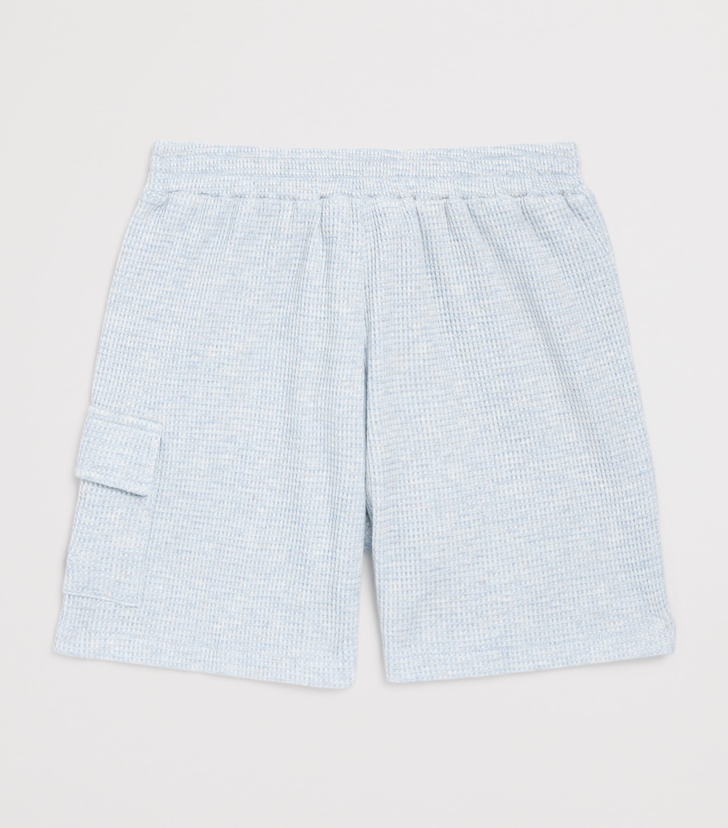 Cotton-Blend Waffle-Knit Sweat Shorts (5-12 Years) 44NUAGE CHINÉ Image 2