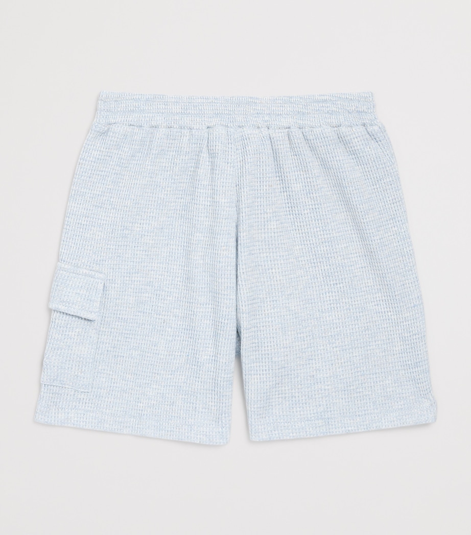 Cotton-Blend Waffle-Knit Sweat Shorts (5-12 Years) 44NUAGE CHINÉ Image 2