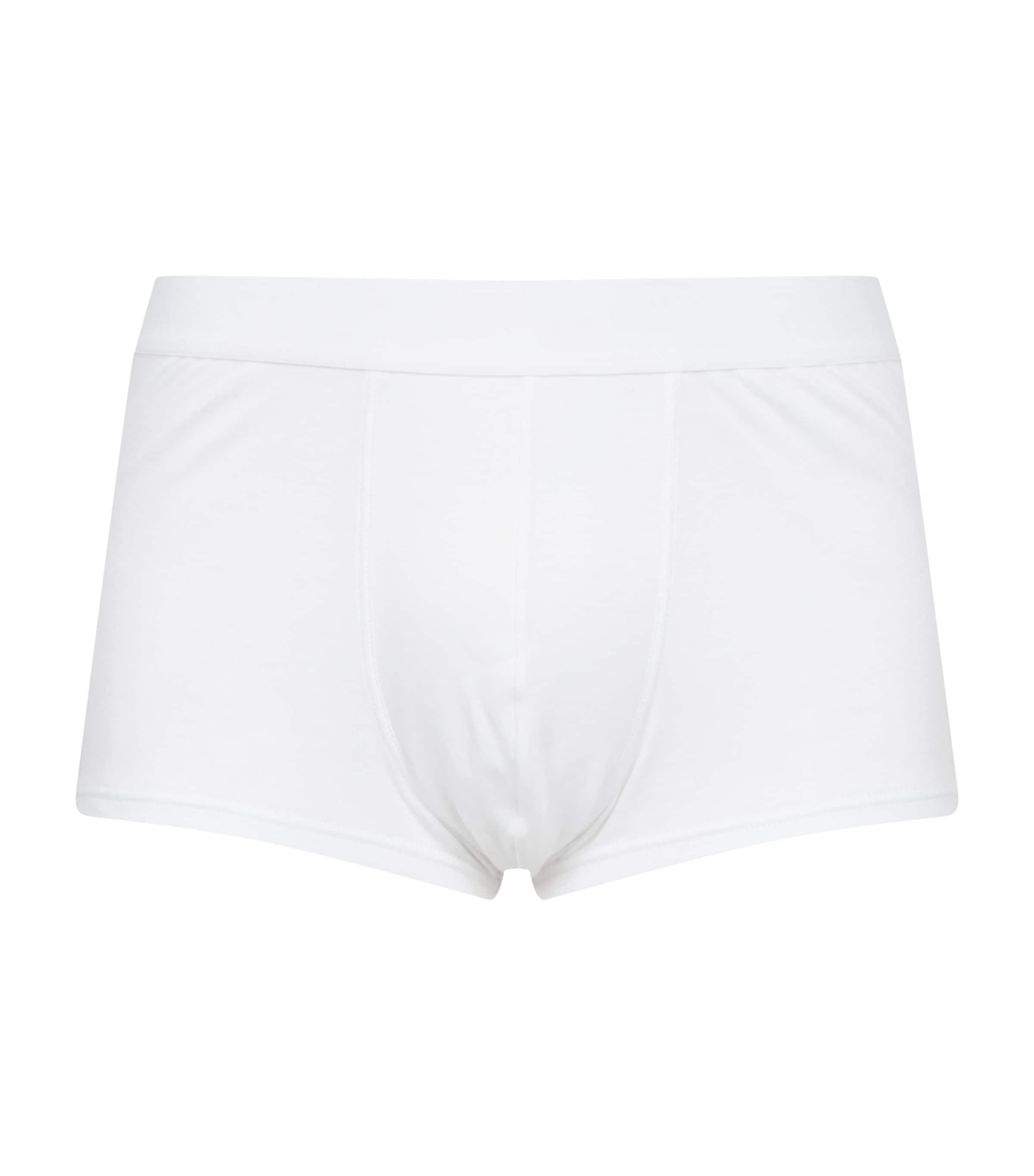 Sunspel Cotton Trunks In White