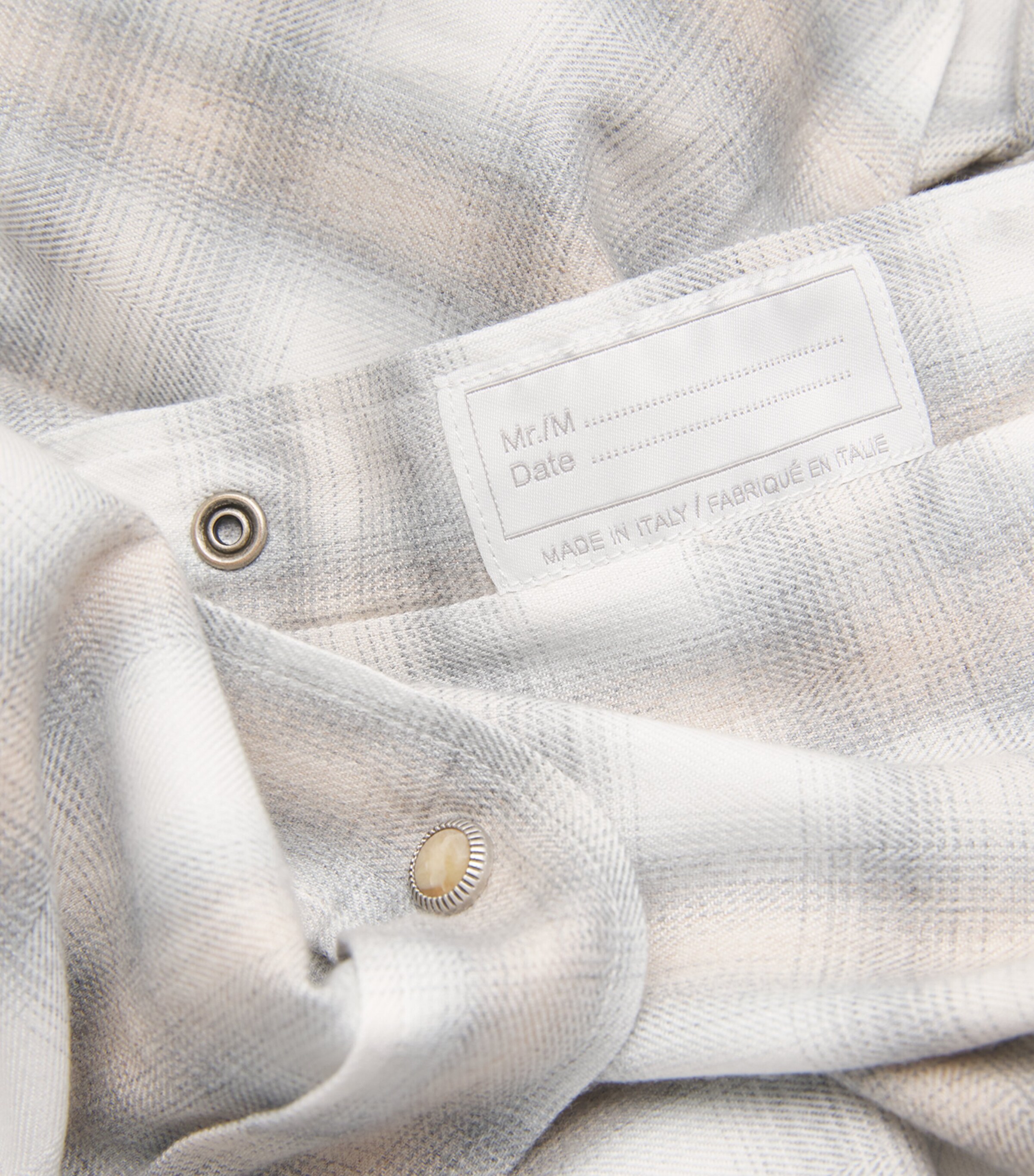 Cotton-Blend Check Texas Shirt SABBIA Image 5