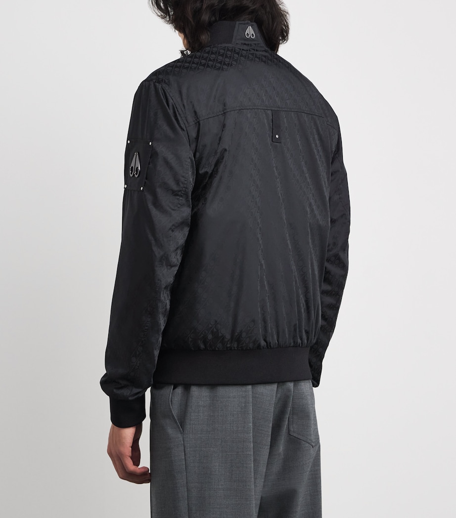 Monogram Courville Bomber Jacket 1121 BLACK MONO Image 4