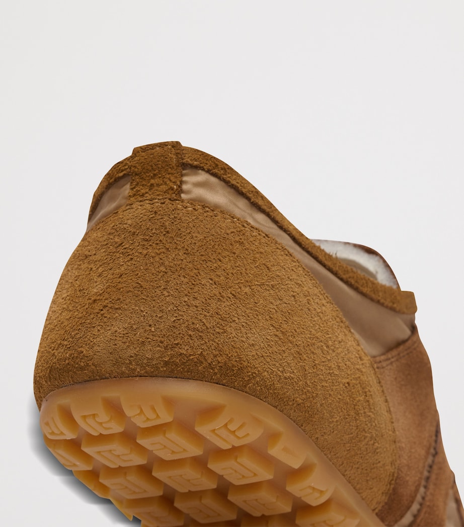 Balmain Suede Racer 45 Sneakers Beige Image 7
