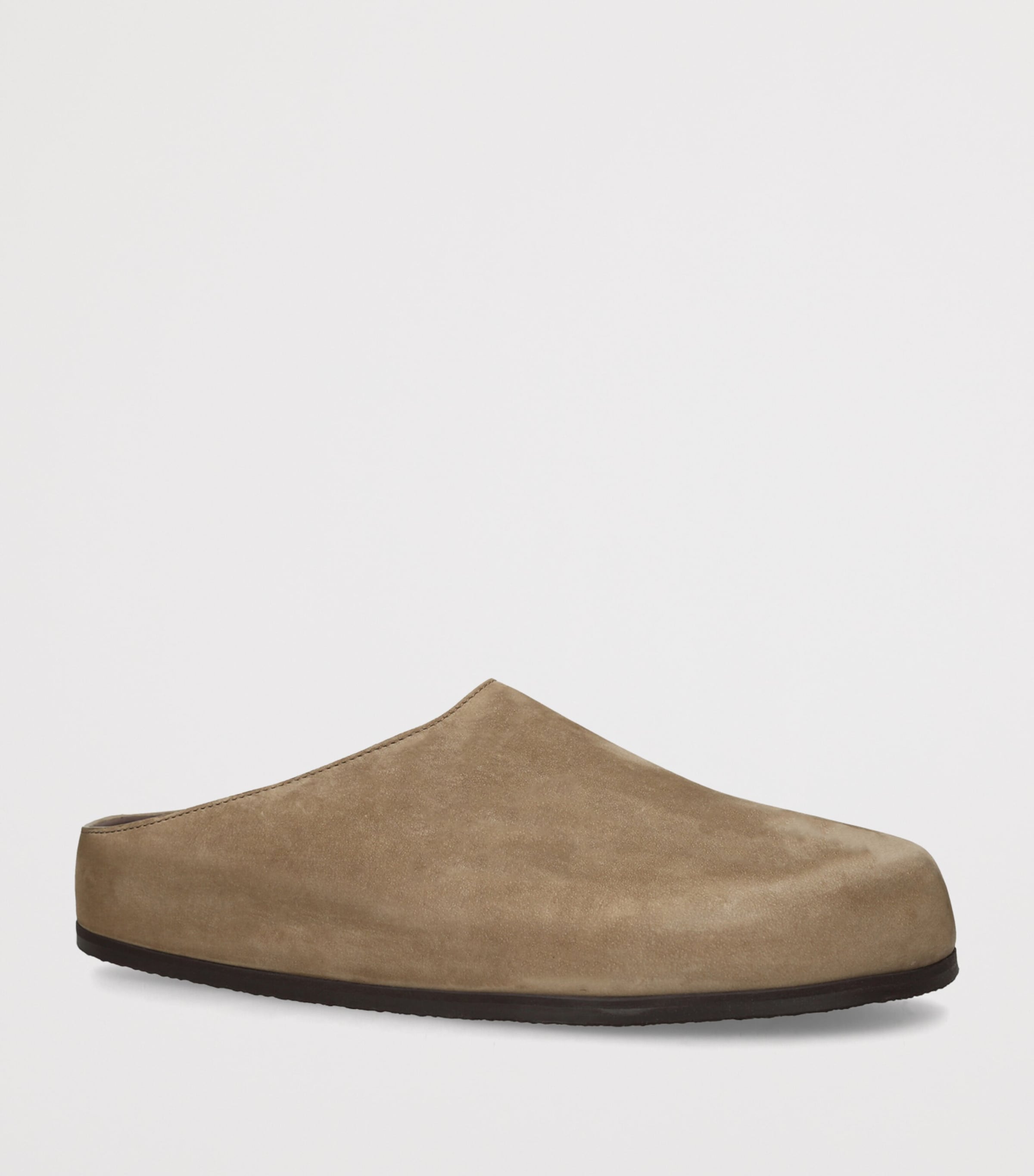 Studio Nicholson Nubuck Suede Slip-On Clogs Taupe Image 2