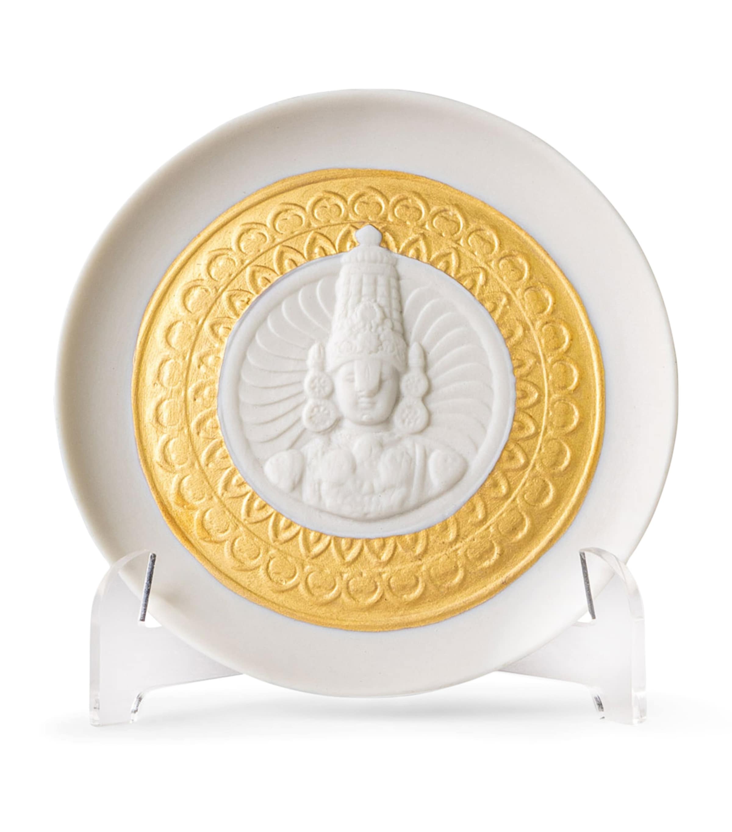 Lladrò Porcelain Lord Balaji Decorative Plate