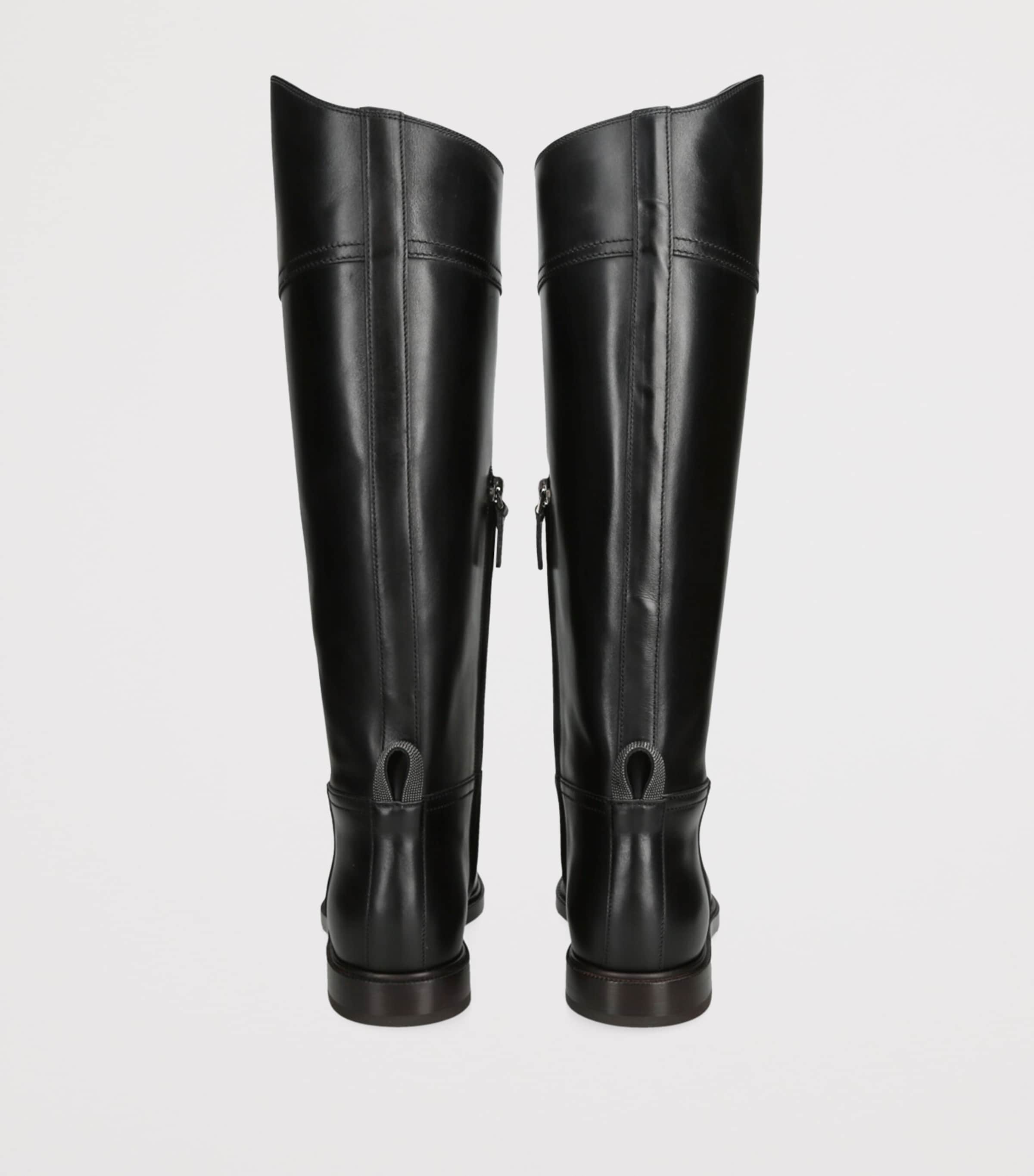 ロングブーツ Brunello Cucinelli Stivale Brunello Cucinelli Leather knee-high boots Brunello Cucinelli