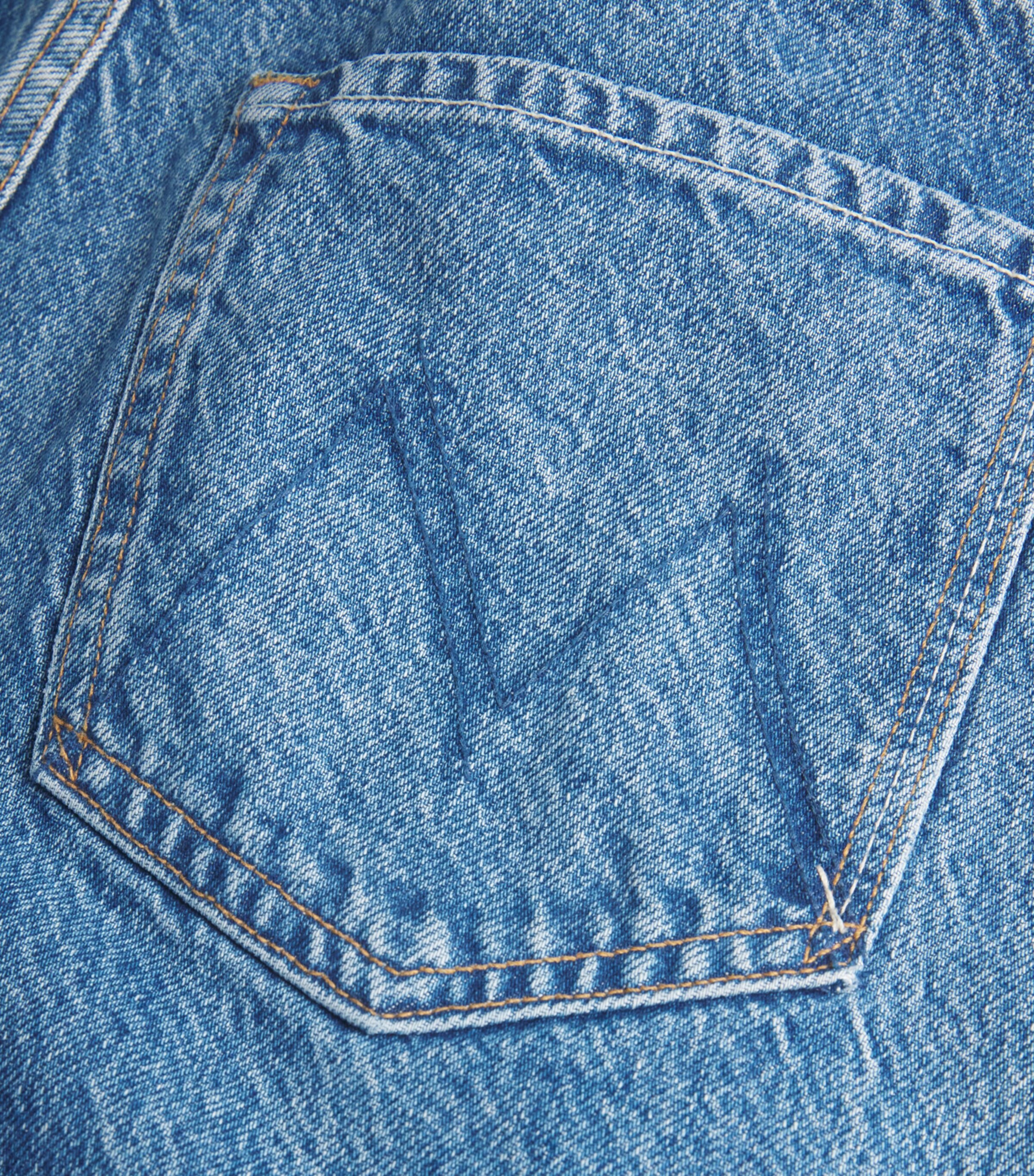 MOTHER Womens SNACKS! The Lemon Twist Curved Seam Jeans Rolling In The Dough Image 5