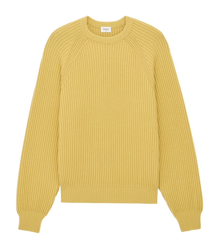 Virgin Wool Crew-Neck Sweater 7635 Image 1