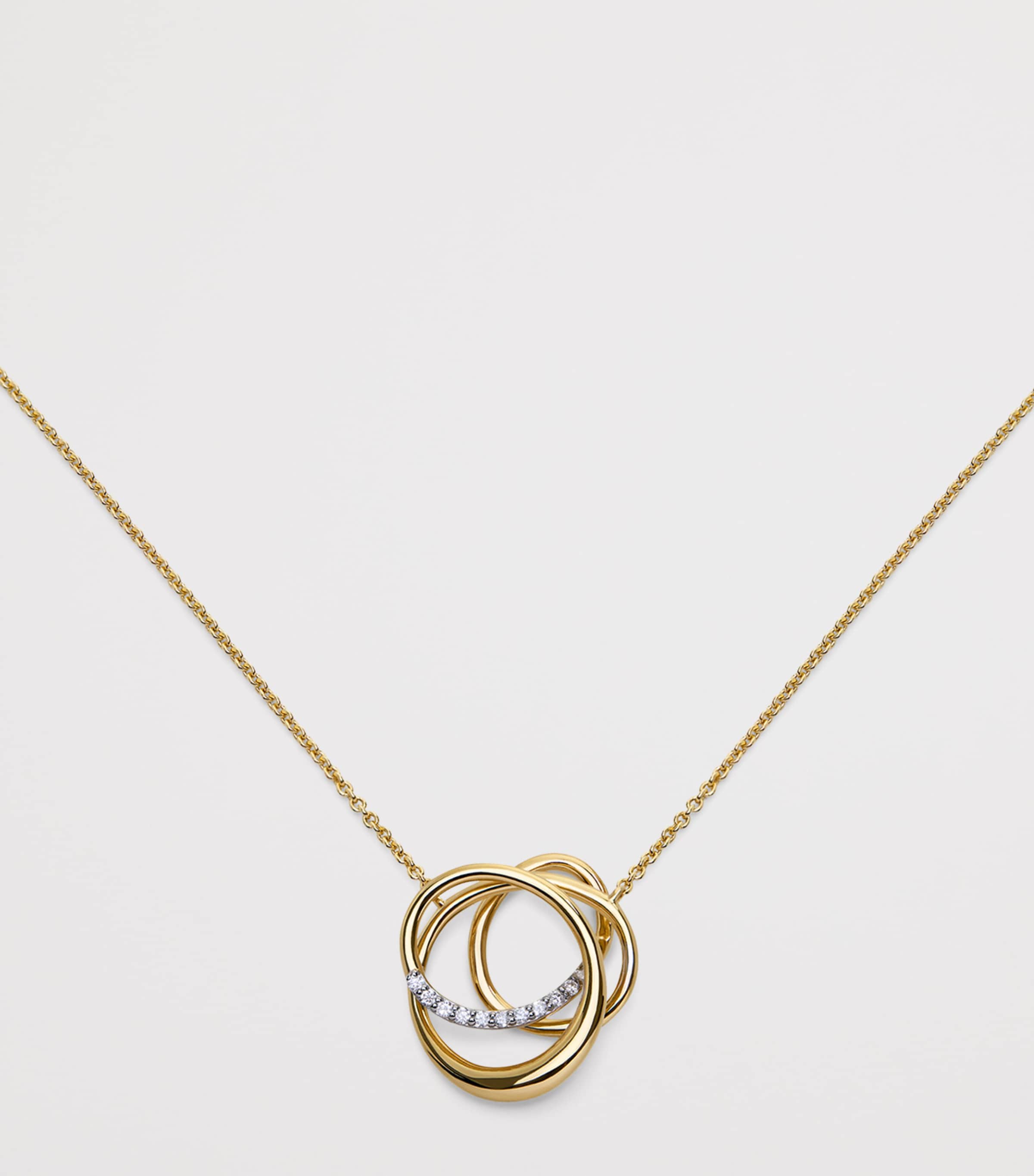 Monica Vinader Gold Vermeil and Diamond Nura Wrap Necklace Gold Vermeil Image 5