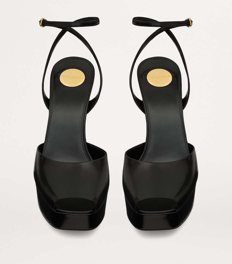 Leather La Scandale Platform Sandals 85 1000 Image 2