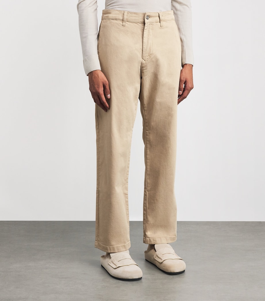 Stretch-Organic Cotton Aden Chinos KHAKI BEIGE Image 3
