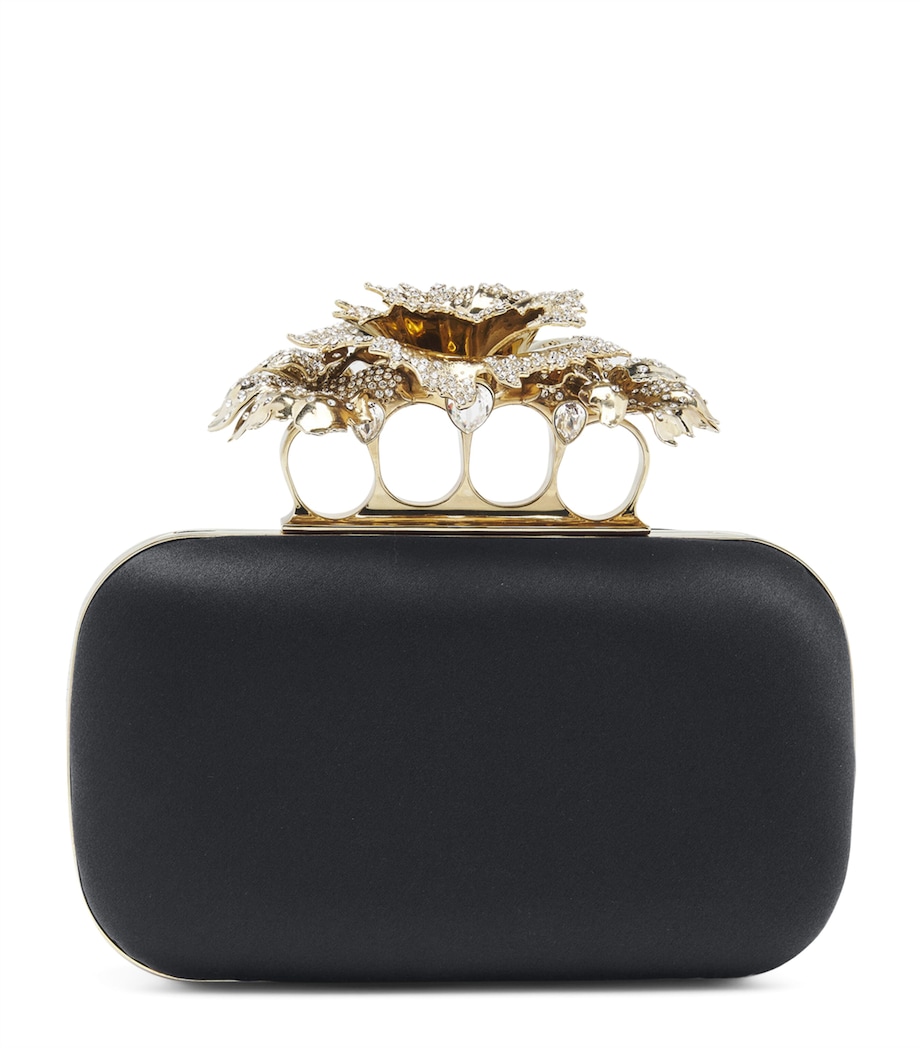 Silk Carnation Knuckle Clutch Bag 1000 Image 1