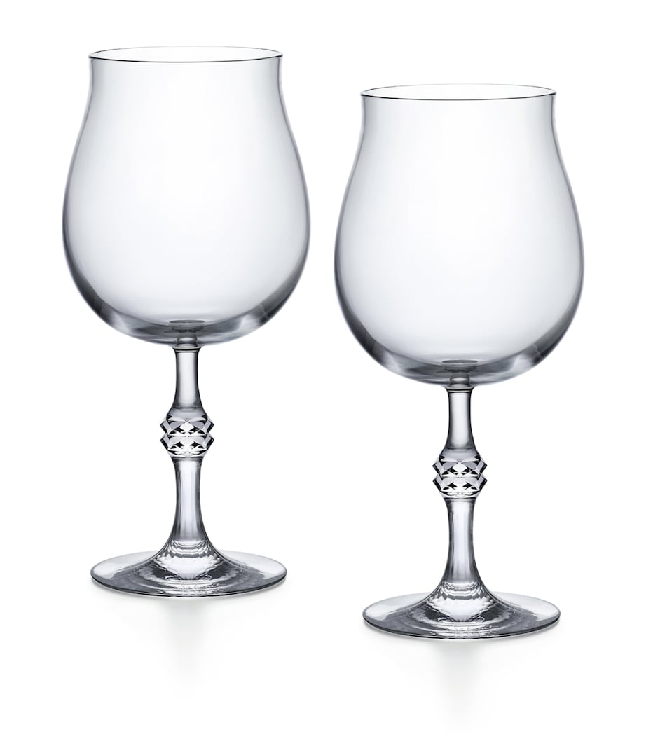 Set of 2 Passion Wine Glasses CLEAR Image 1