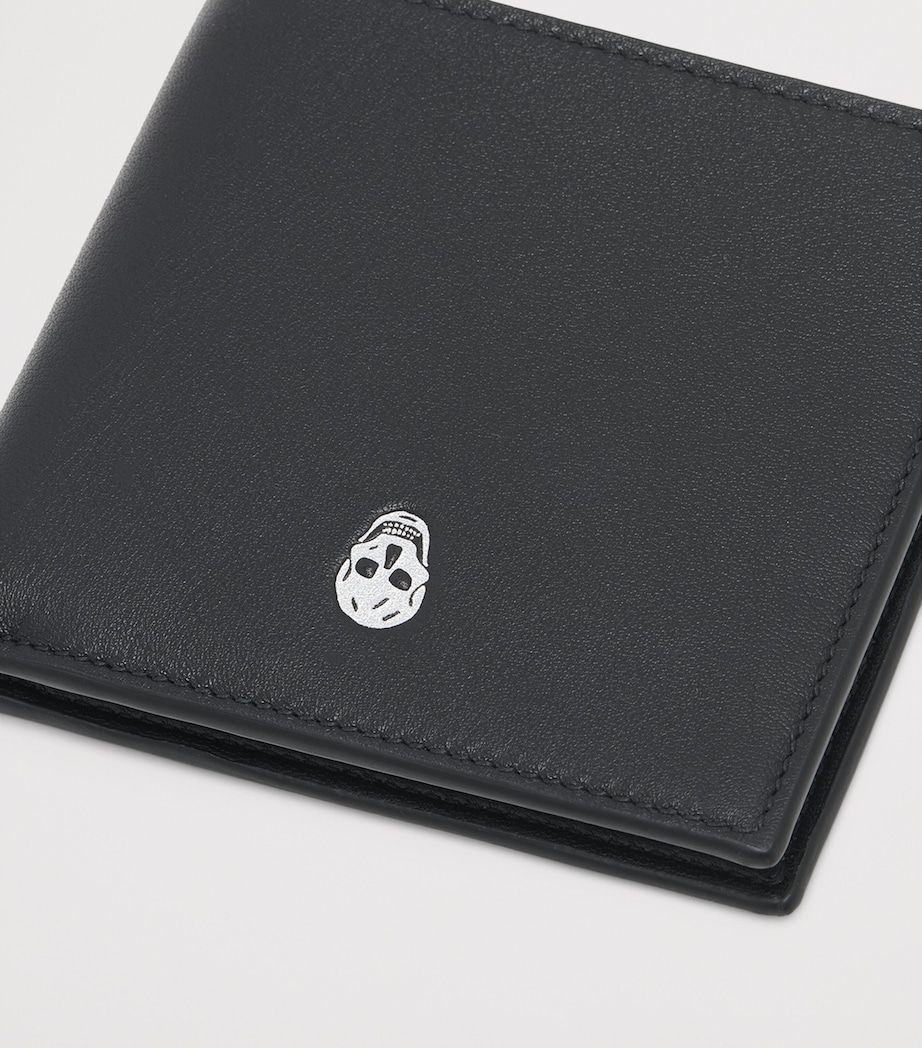 Calfskin Skull Bifold Card Holder 1064 Image 4