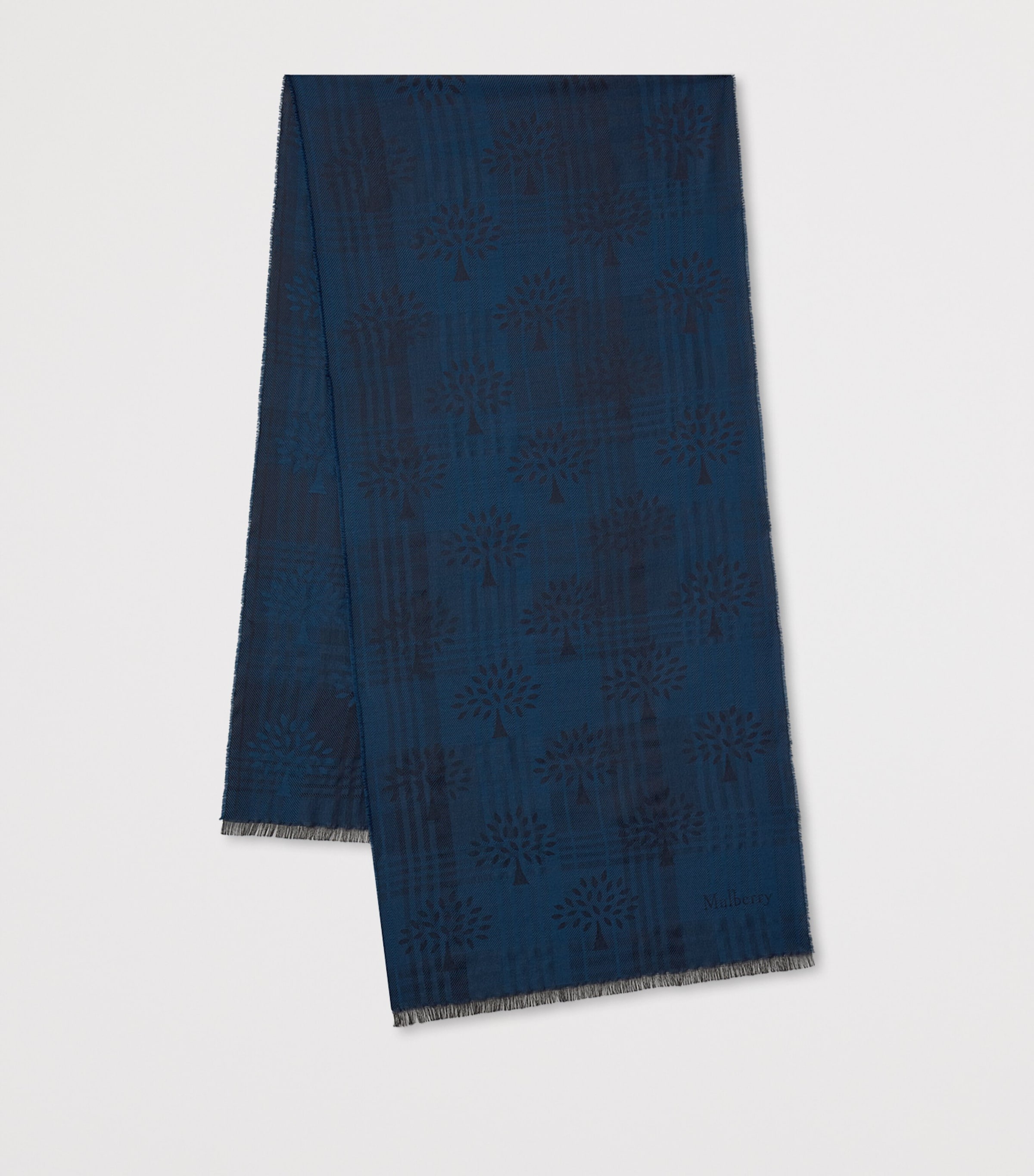 Wool-Silk Tree Scarf NIGHT SKY Image 2