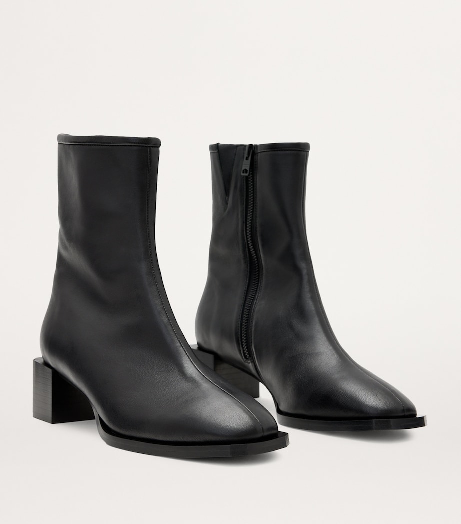 Leather Avril Boots 53 BLACK Image 2