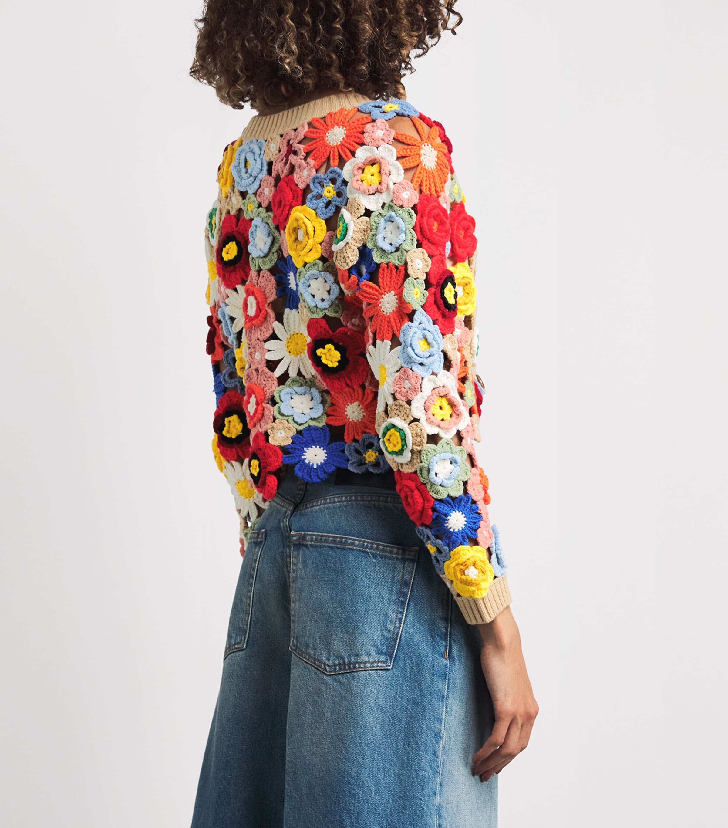 美品　alice + olivia サングラス柄　カーディガン 美品alice + olivia サングラス柄カーディガン