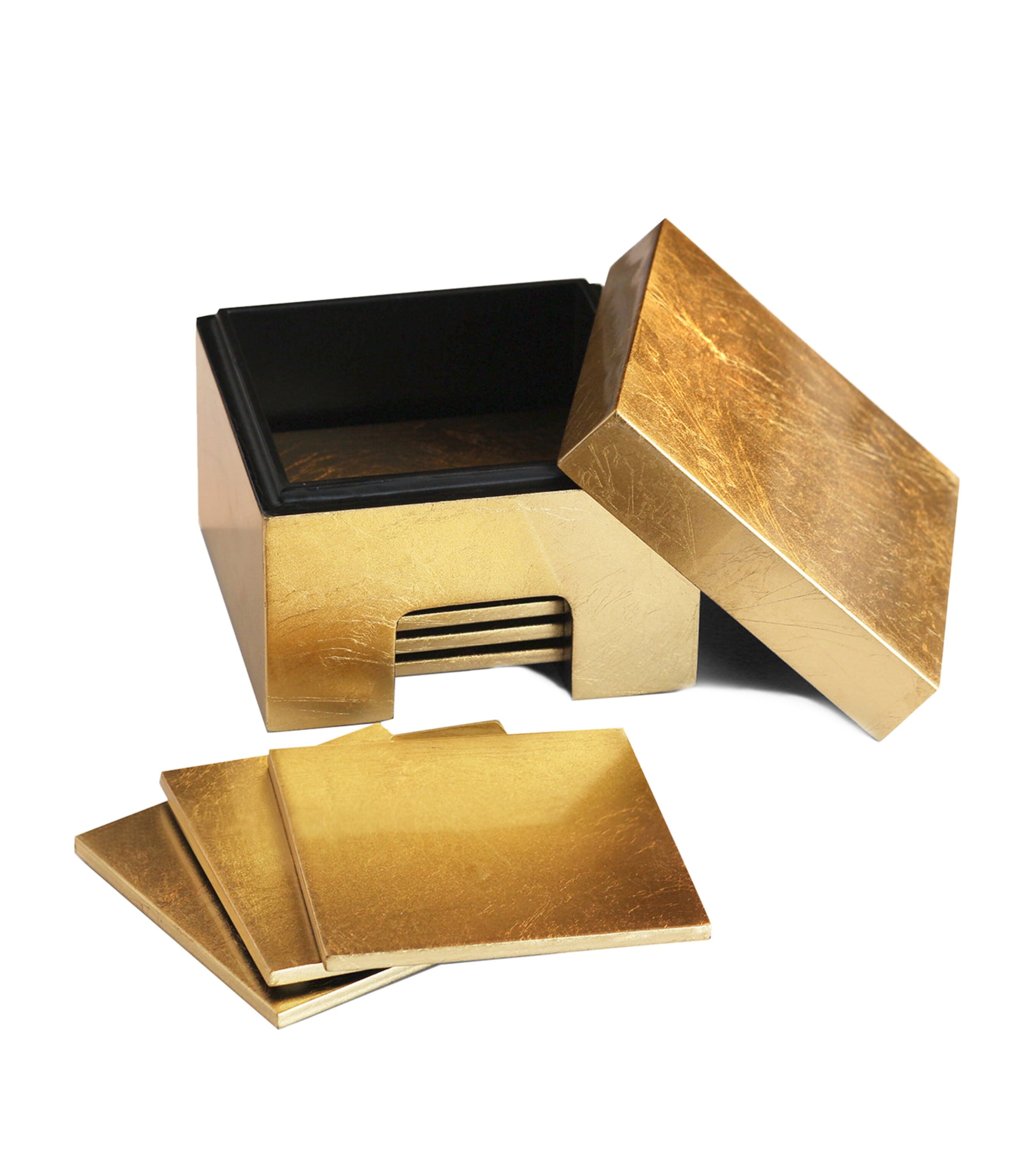 Posh Trading Company Gold Leaf Coastbox (Set of 8) | Dining | Table Linens | Designers | Posh Trading Company