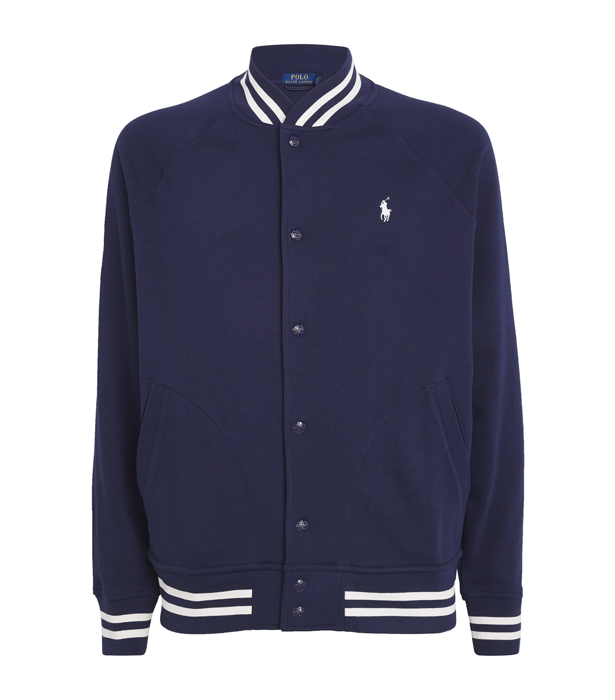 Polo Ralph Lauren Triple Pony Bomber Jacket In Navy