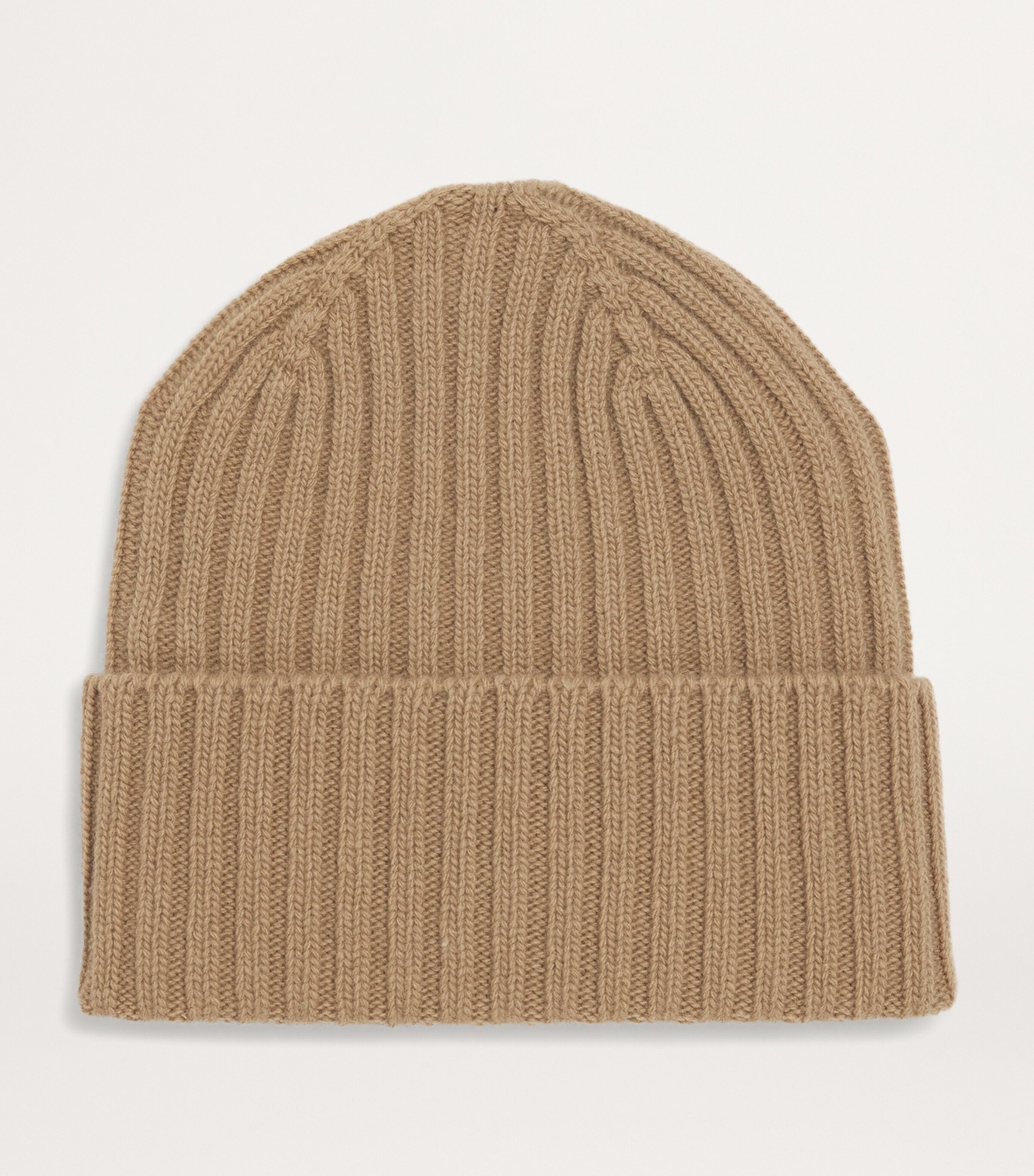 Weekend Max Mara Virgin Wool Logo Beanie Camel Image 2