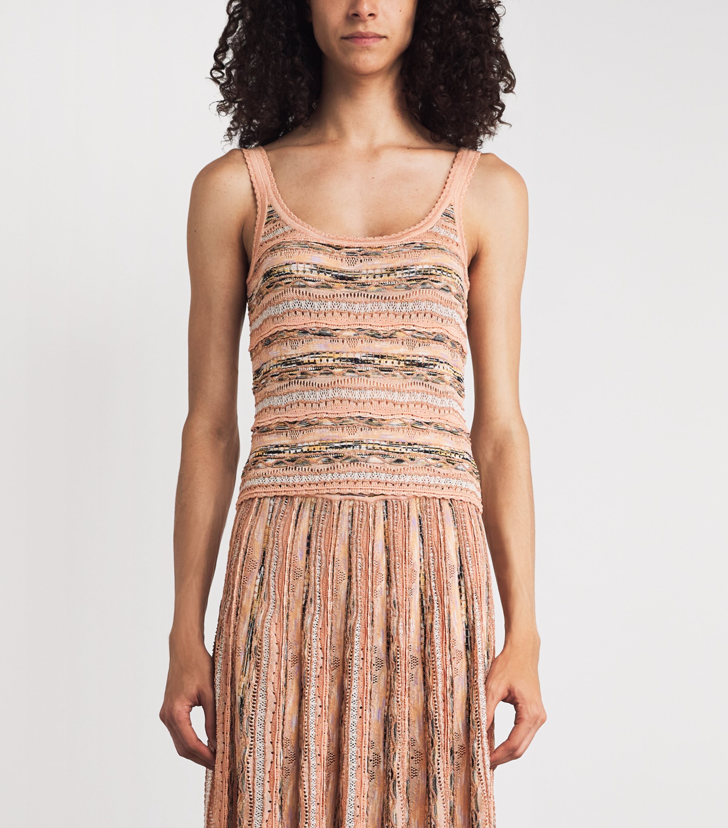 Ulla Johnson Womens Knitted Clotilde Tank Top Hibiscus Image 4