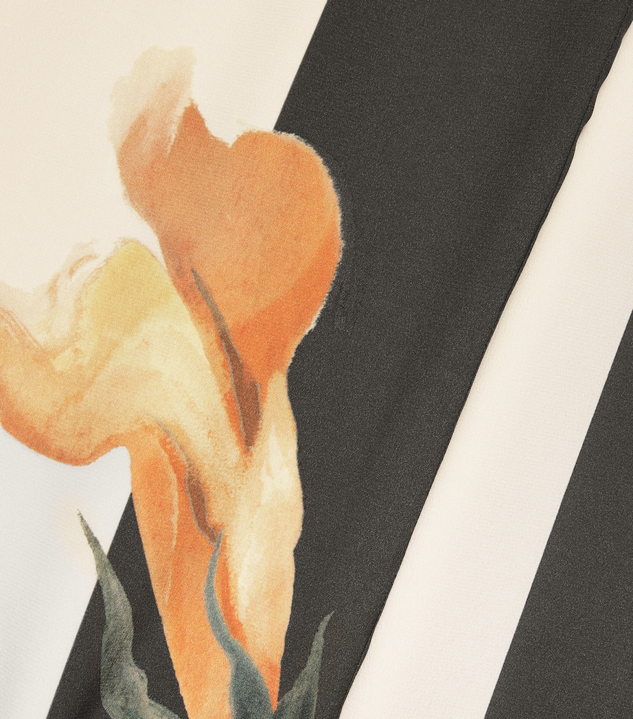 Silk Printed Constance Trousers IRIS FLORAL Image 5