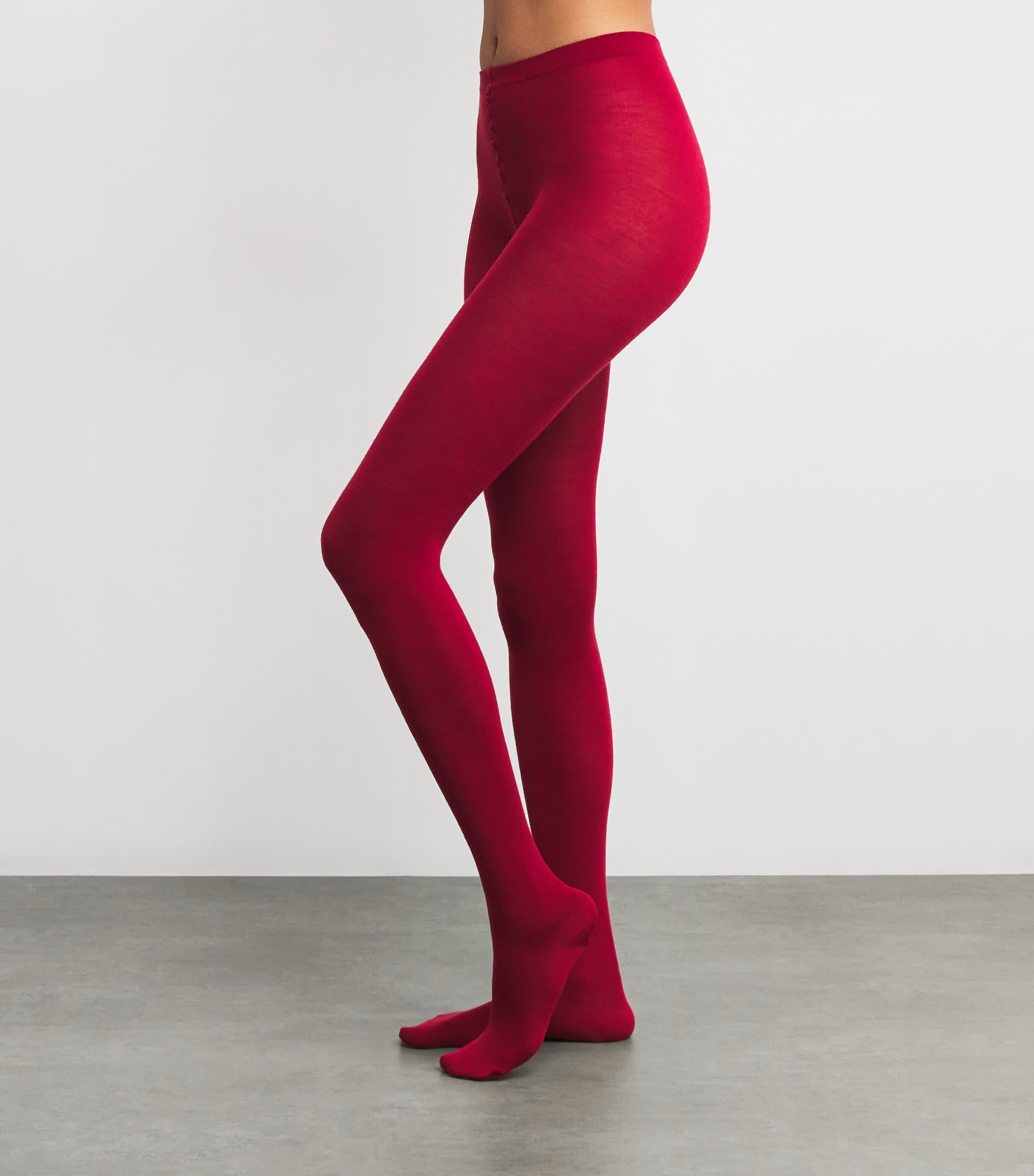 Wool-Blend 200 Tights 3244 CRIMSON Image 2