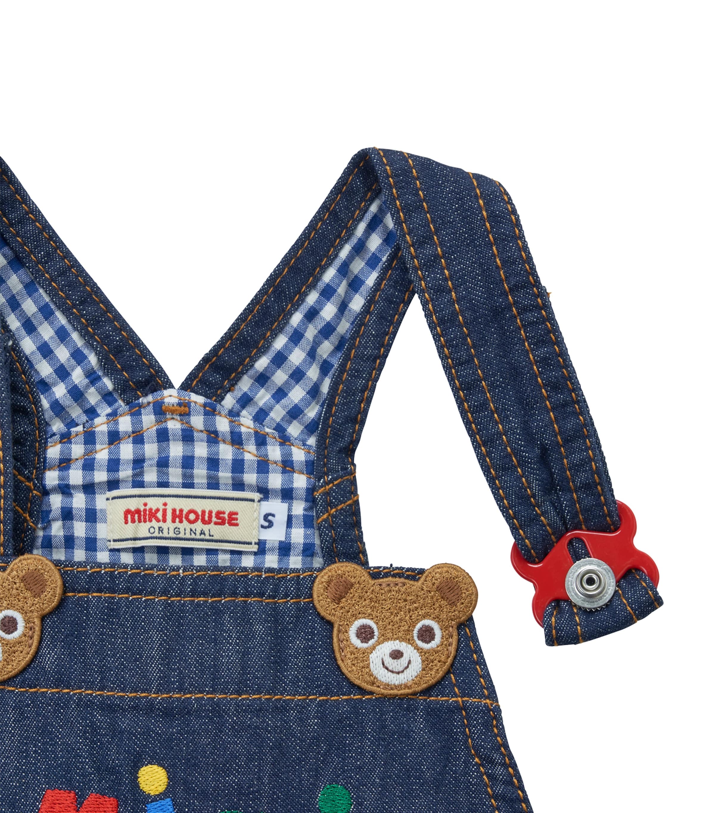 Embroidered Bear Dungarees (3-36 Months) 11 Image 2