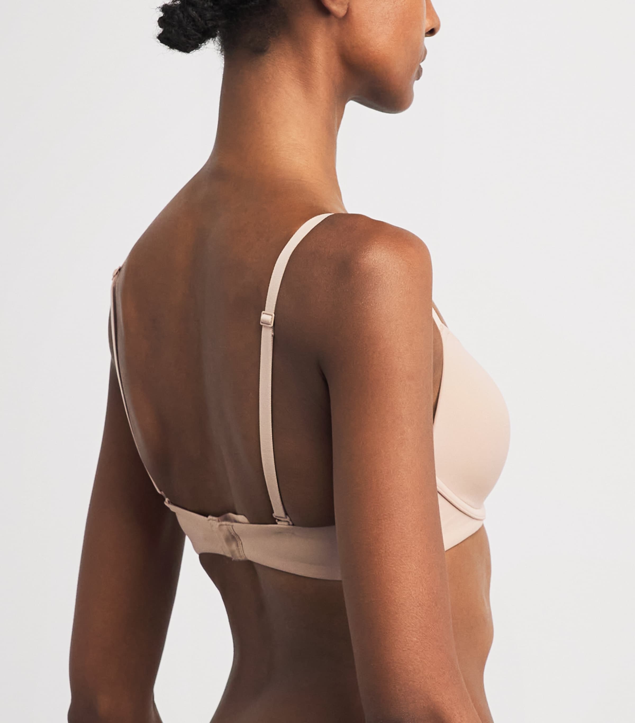 Skims Womens Fits Everybody Push-Up Demi Bra Sand Image 3