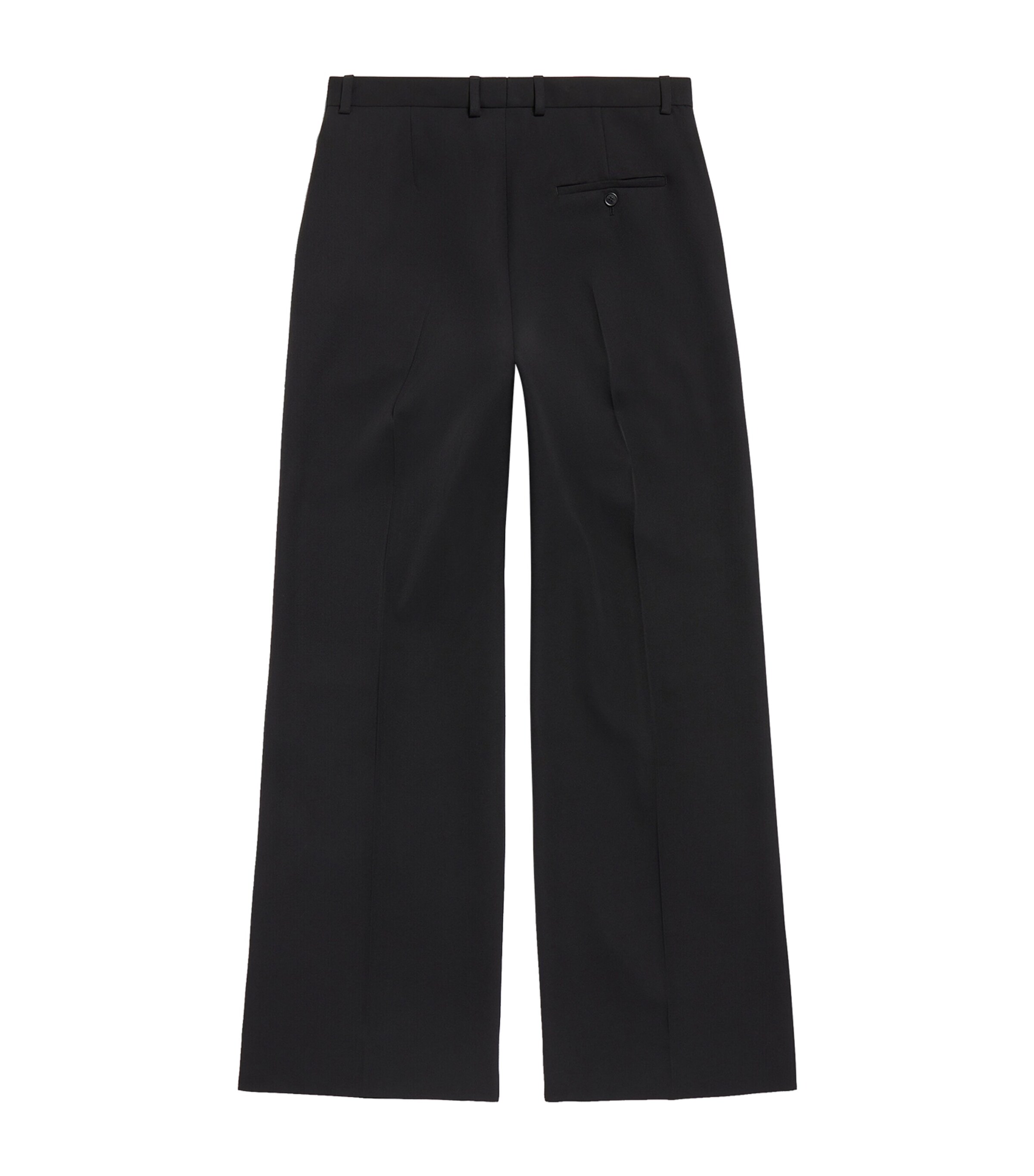 Balenciaga Black Wool Tailored Trousers | Harrods US