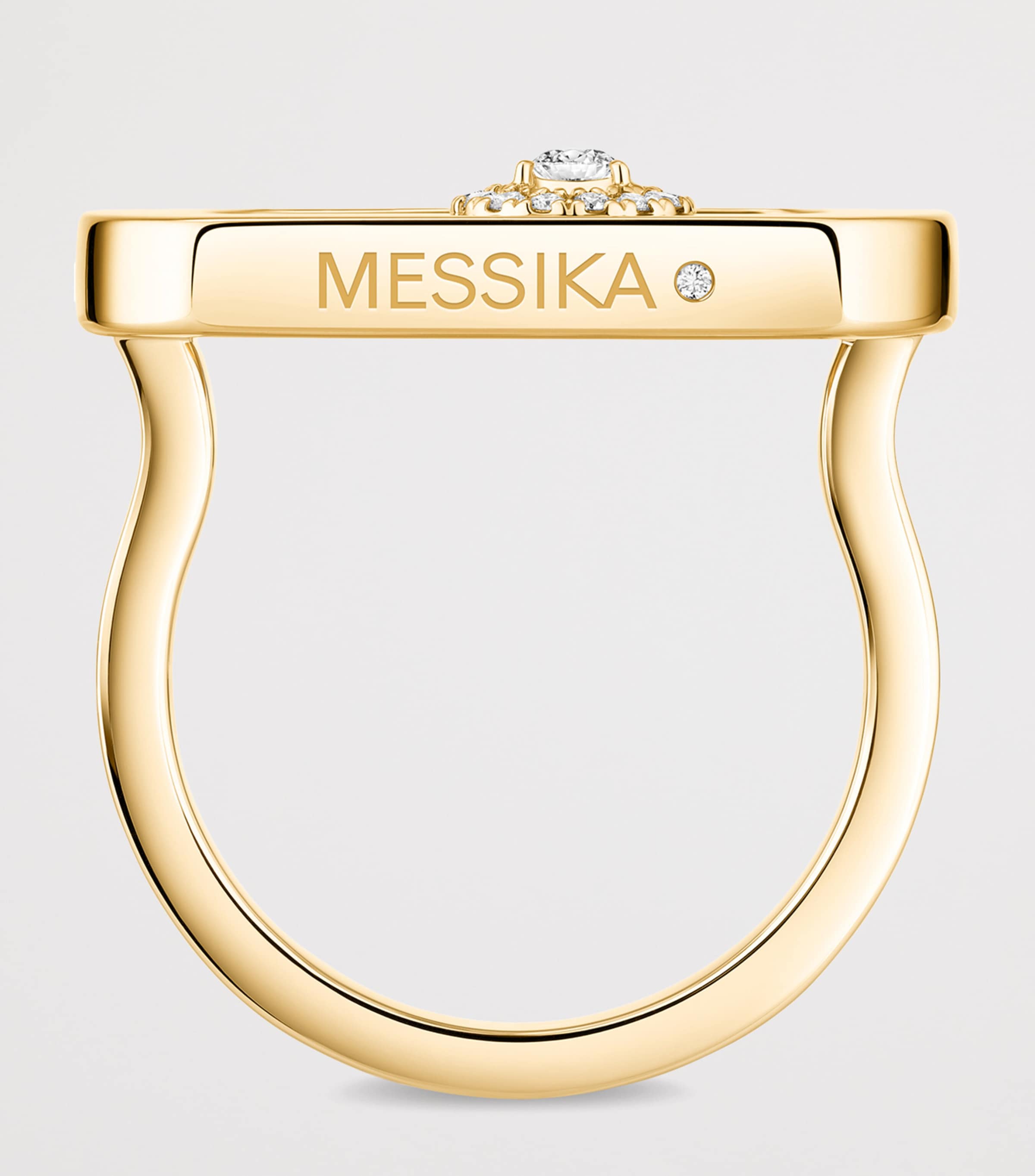 Messika So Move Yellow Gold and Diamond Ring Yellow Gold Image 3